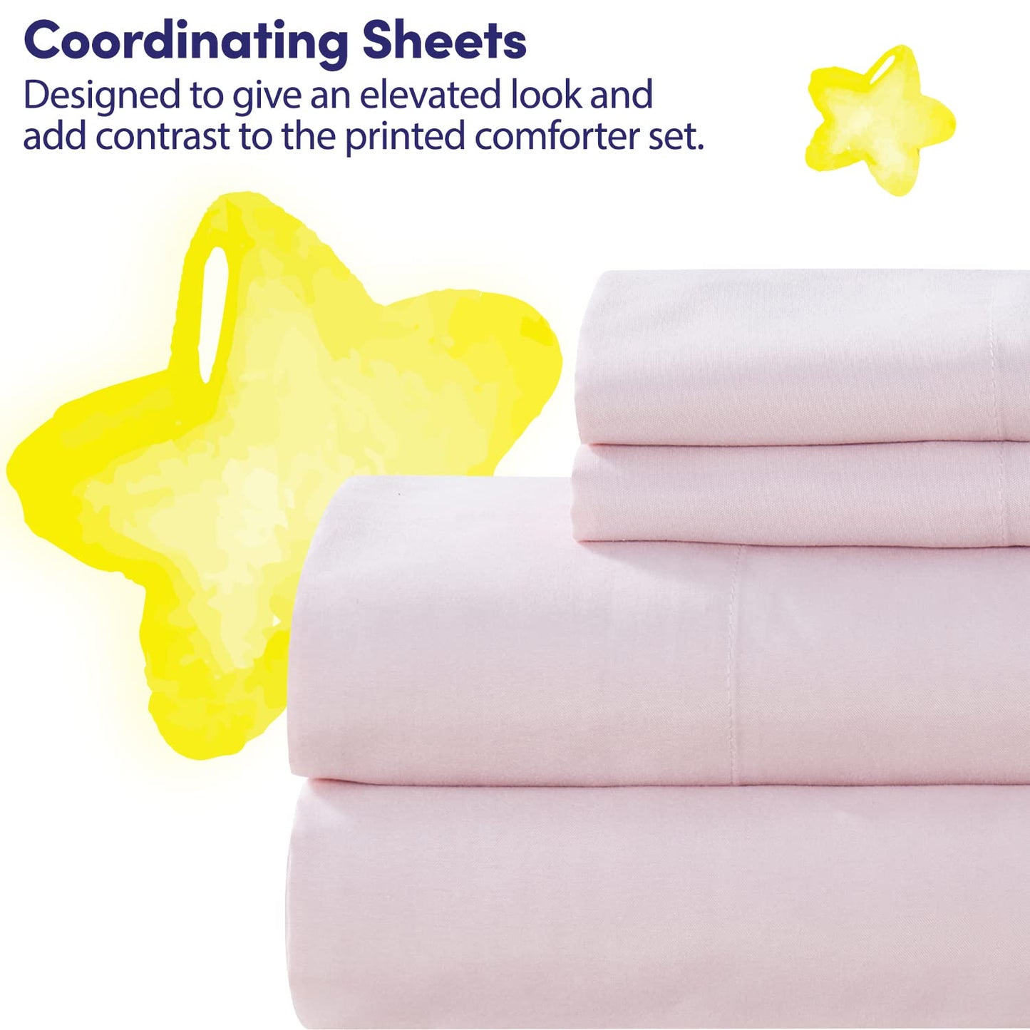 Kids Bedding Set Bed in a Bag for Boys and Girls Toddlers Printed Sheet Set and Comforter , Twin, Waterbury Marble