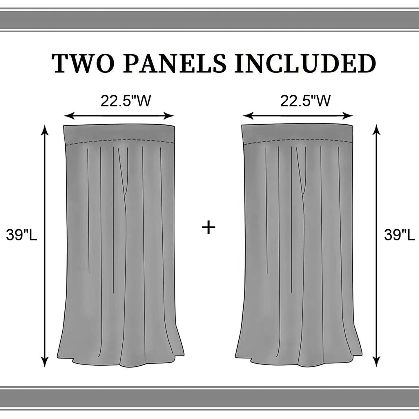 Rooster Kitchen Curtains, Farmhouse Country Farm Animal Rural Rustic Chicken Pattern Printed Blackout Small Short Window Drapery Treatments for Bedroom Living Room Dining Room 2 Panels, 55x39 Inch