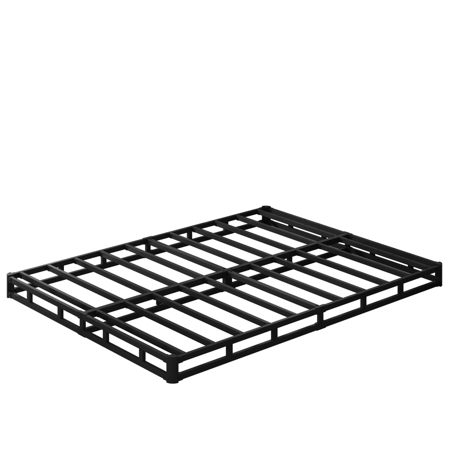 EMODA King Box Spring Bed Base 5 Inch Heavy Duty Metal Mattress Foundation with Fabric Cover, 3000LBS Max Weight Capacity, Noise Free, Easy Assembly