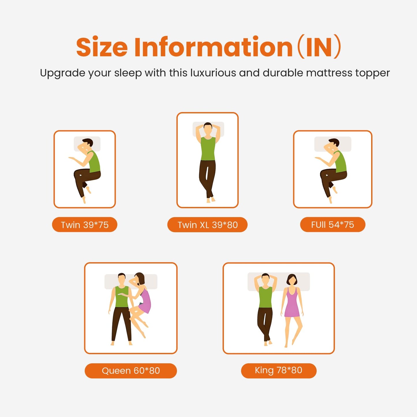 DUMOS Queen Size Ultra Soft Mattress Topper, Viscose Derived from Bamboo, Pillow Top Mattress Pad with Stretchable Pockets, Breathable Cooling Topper for Back Pain Relief