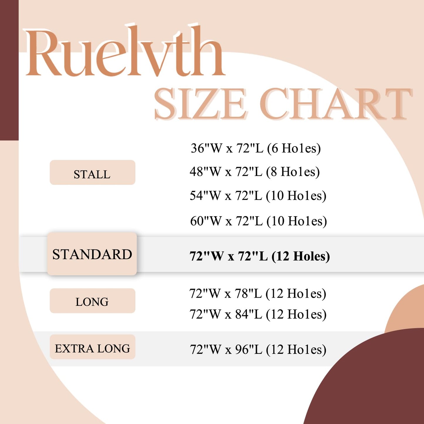Ruelvth Bamboo Shower Curtain, Aesthetic Ink Bamboo Shower Curtain for Bathroom Waterproof Fabric Black and White Shower Curtain Set with Hooks, 48x72 Inch