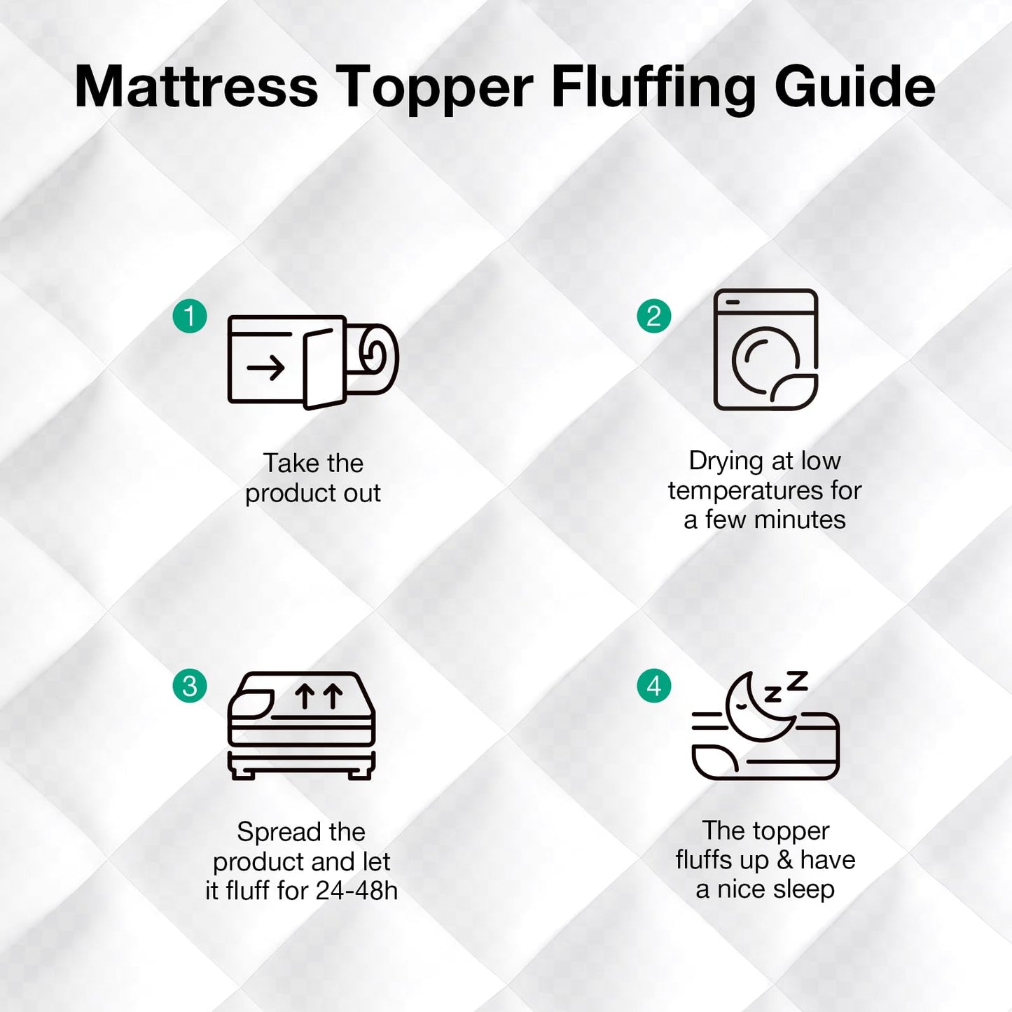 Novilla King Mattress Topper, Extra Thick Pillow Top Mattress Pad, Down Alternative Fill Breathable Cover, 8-21" Deep Pocket Soft Bed Topper for Back Pain Relief