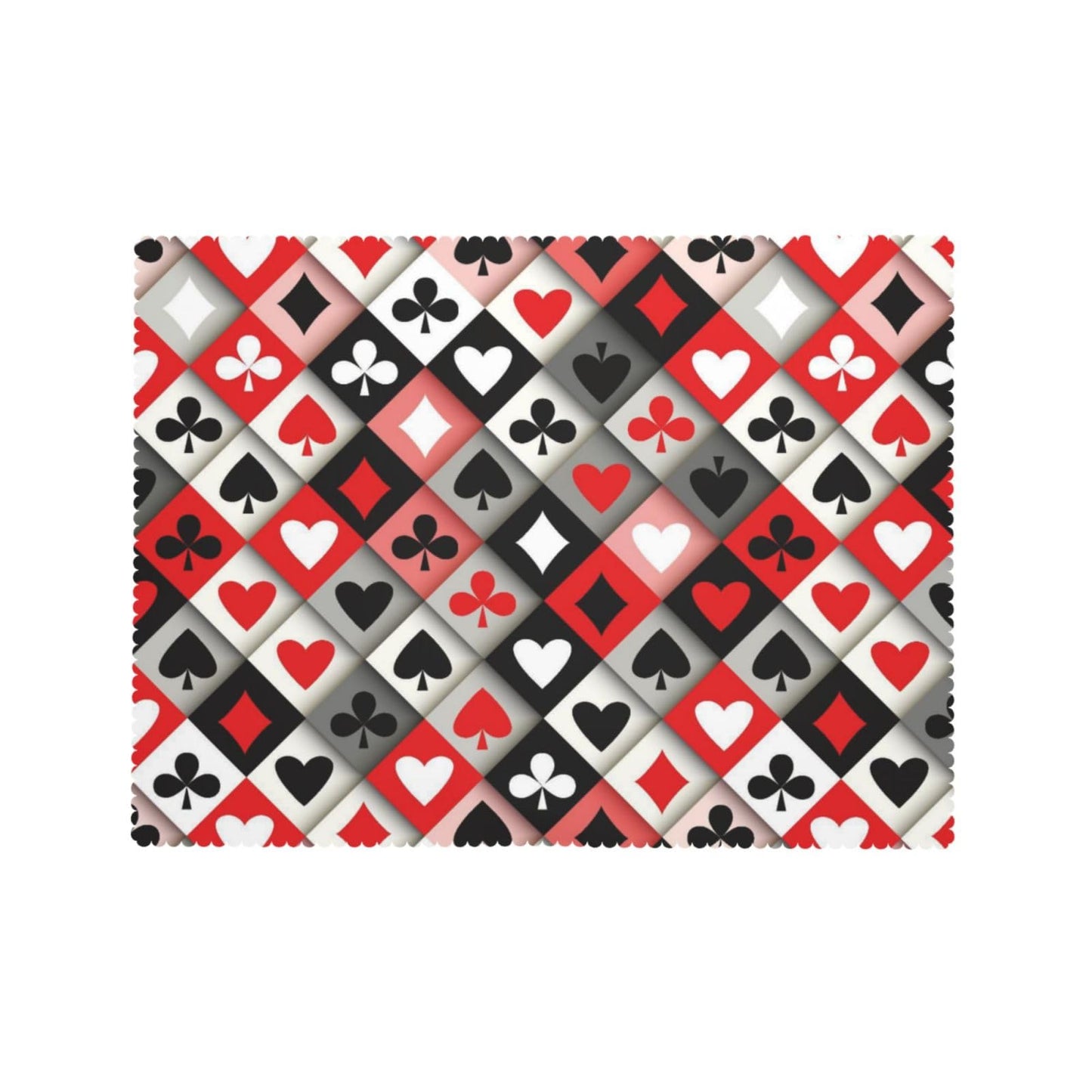 XIOURERY Card Suits Table Cloths Decorative for Dining Room, Poker Plaid Washable Tablecloth for Home, Restaurant, Outdoor Party Table Cover 54x72 Inch