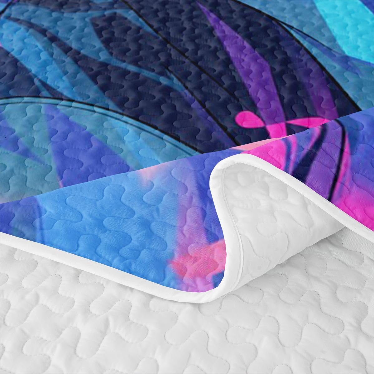 Erosebridal Japanese Anime Quilts King Size - Fashion Cool Girl Bedspread Coverlet Set, Anime Gifts Quilt Coverlets 3 Pieces
