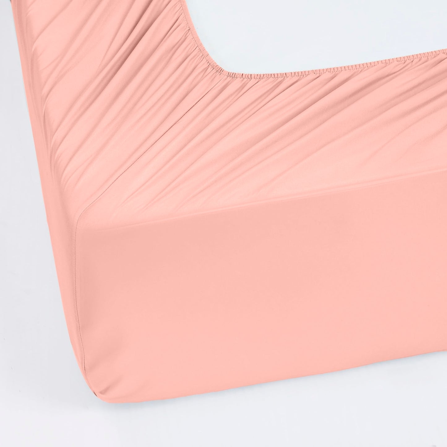 Modern Threads 6-Piece Bed Sheet Set - Deep Pocket, Soft Brushed Microfiber Sheets, Cool & Breathable for Mattress Up to 21 Inches, Includes 4 Pillowcases, Flat & Fitted Sheets, Cloud Pink Queen
