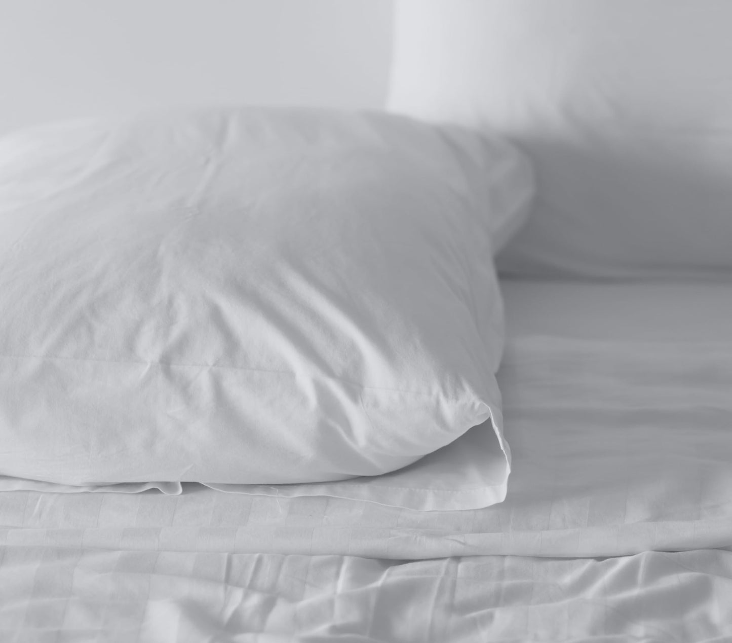 RUVANTI 100% Cotton Percale Sheets, Full Size, Quiet Gray