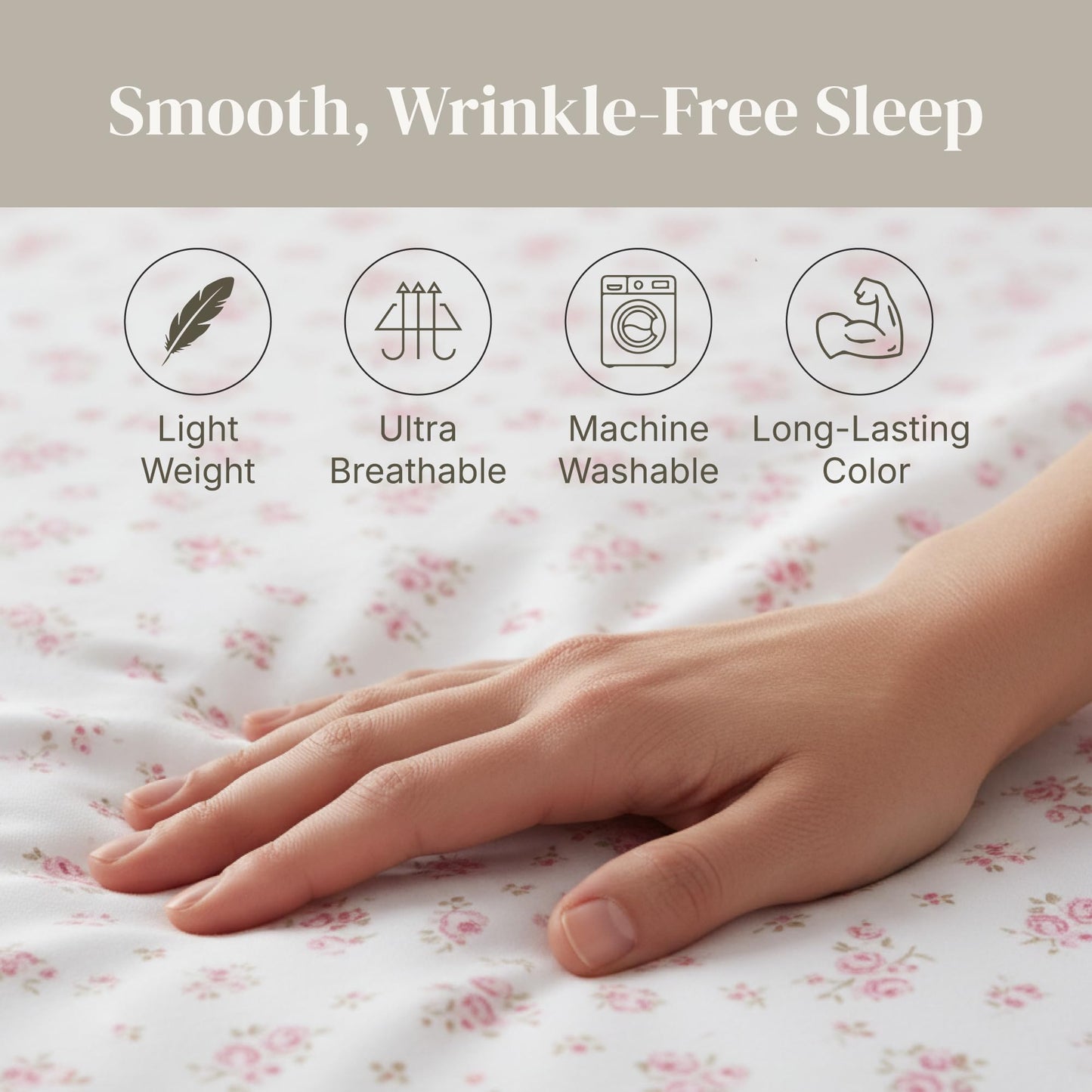 Modern Threads Silky Soft Microfiber and Wrinkle Free Sheets - Luxurious Microfiber Bed Sheets Includes Flat Sheet, Fitted Sheet with Deep Pockets, & Pillowcases Ivory, Full