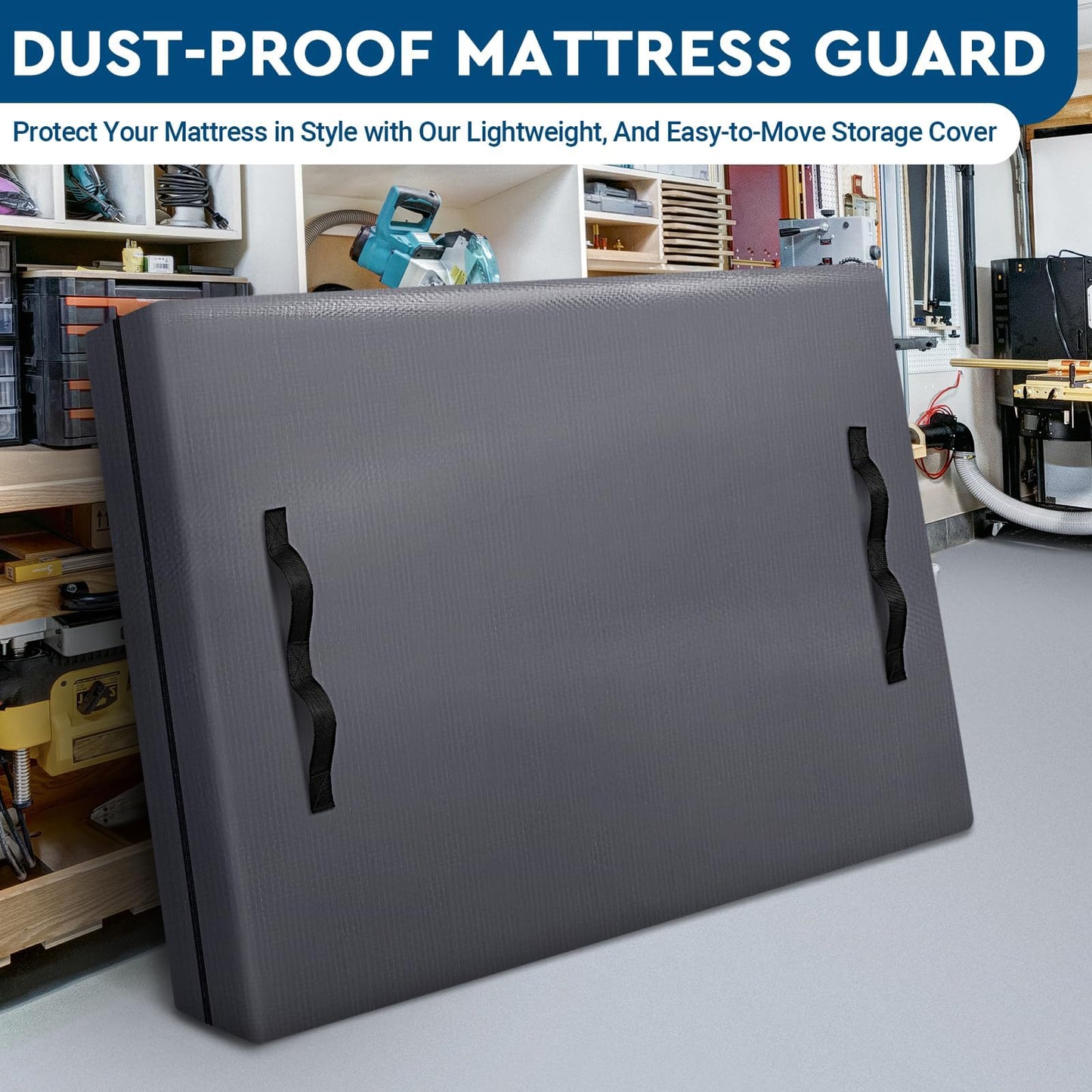 StorageRight Mattress Bags for Moving, Queen Size - Extra Thick Mattress Cover for Moving with Handles and Zipper, Heavy Duty Queen Mattress Bags for Storage, Reusable Mattress Storage Bag, Moving Bag