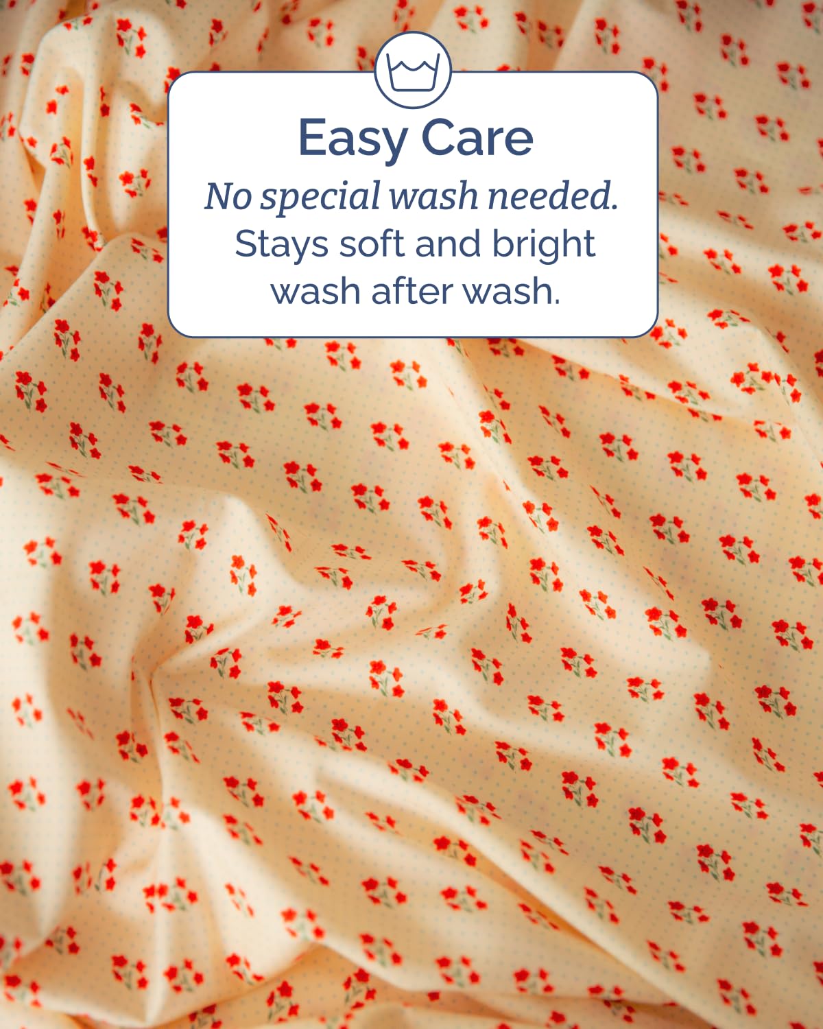 Floral Sheets - Flower Print Bed Sheet Set - 1 Flat, 1 Fitted & 2 Pillowcases w/ Deep Pockets - Comfy, Cozy, Wrinkle & Fade-Free - Boho Botanical Bedding - Soft, Breathable & Cooling - King Size Set