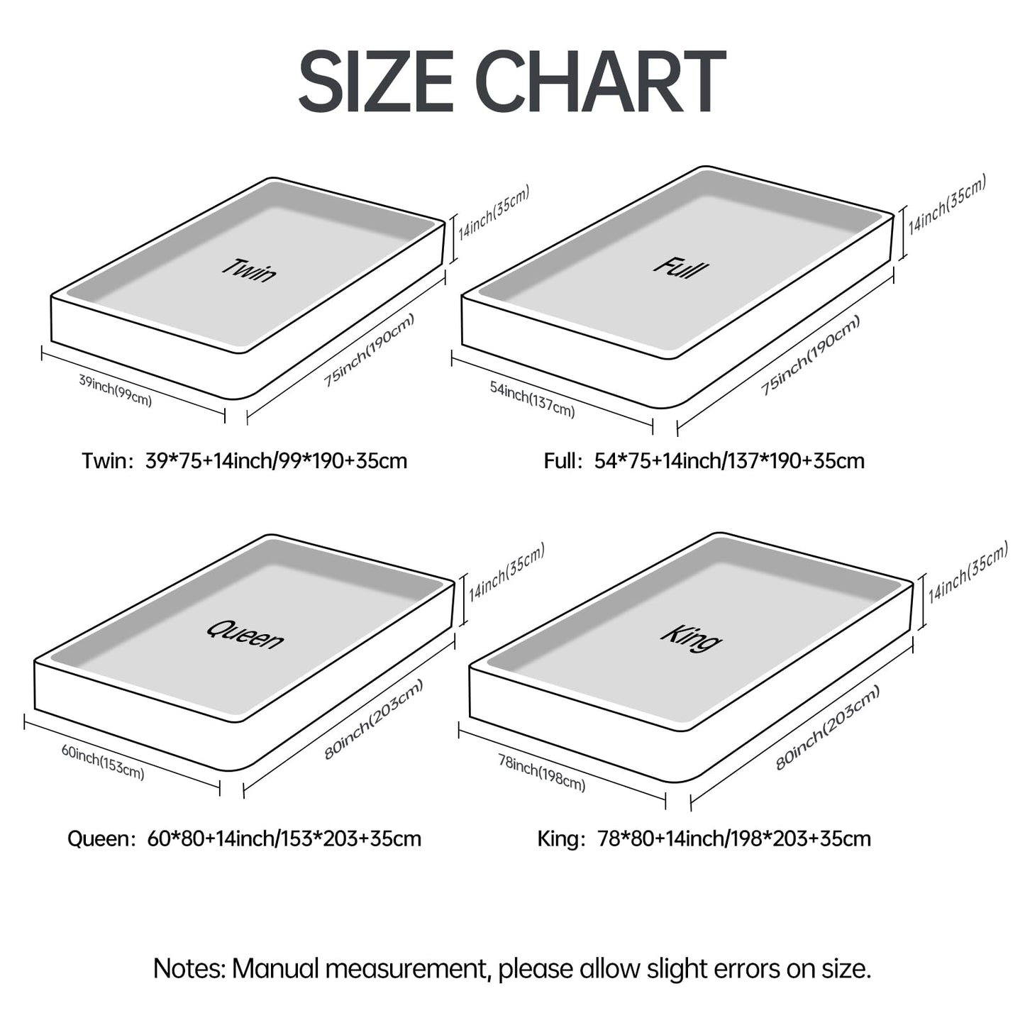 Reidio 1pcs Queen Size Waterproof Mattress Protector Cooling Fitted Sheet Breathable Noiseless Mattress Cover Jacquard Bed Cover 14 inches Deep Pocket Mattress Cover