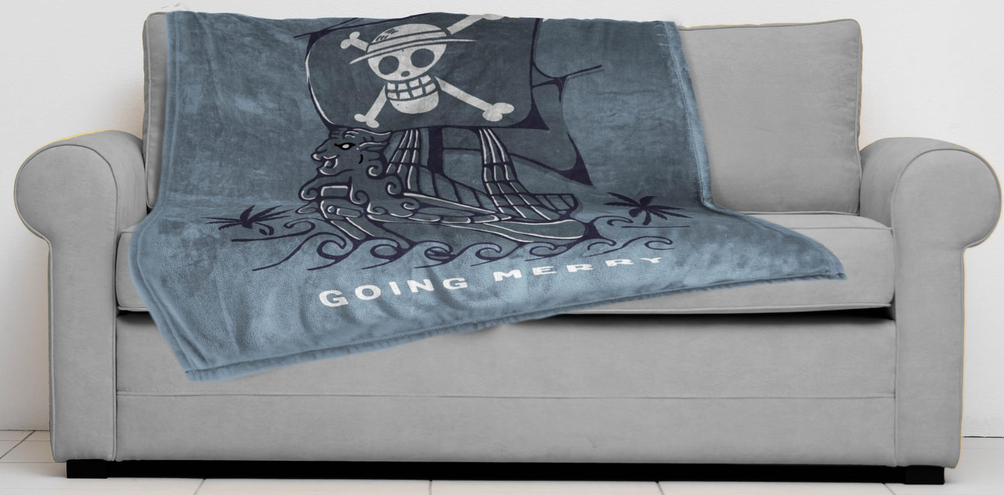 Jay Franco Kids Plush Throw Blanket – Soft & Comfy 50x70 Inches Throw for Couch or Bed – Cozy Home Décor for Living Room & Bedroom, Blue - One Piece