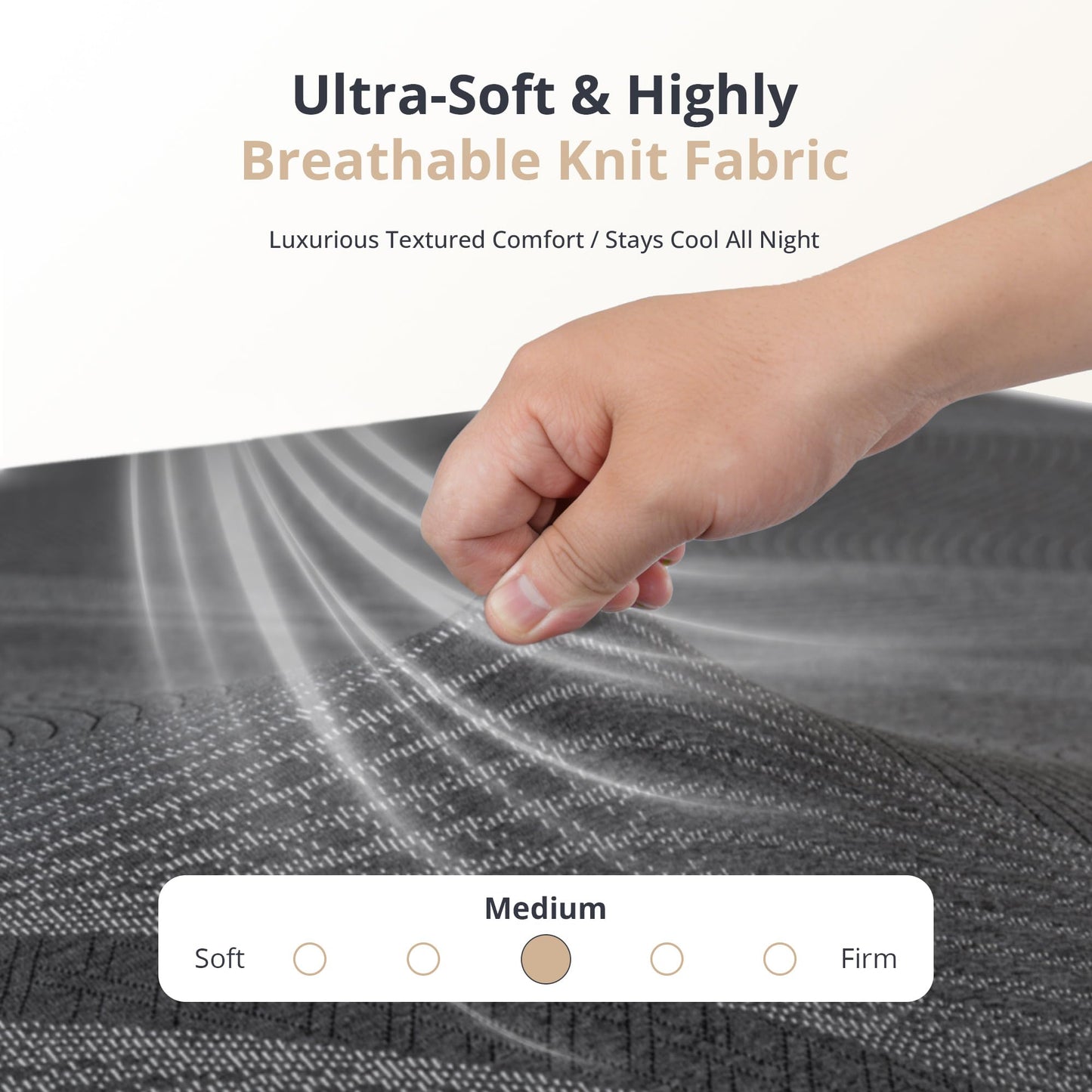 Dyonery Twin XL Size Mattress, 12 Inch Gel Memory Foam, Cooling & Back Pain Relief, Fiberglass Free, CertiPUR-US Certified, Foam Made in USA, Medium