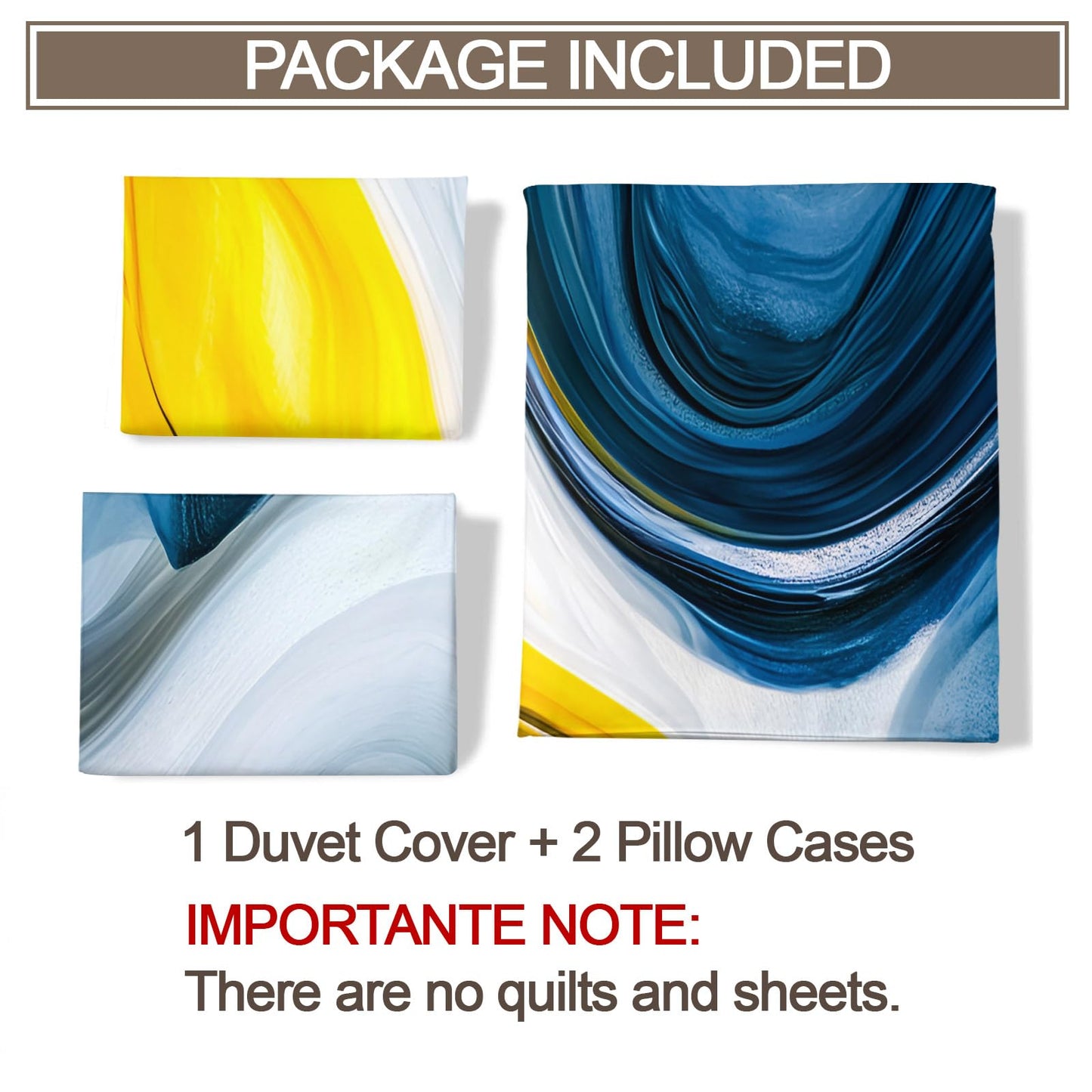 Twin Size Duvet Cover Fluid Art Print Duvet Cover Abstract Comforter Cover Abstract Waves Bedding Kids Room Bedding Decor (Reversible Printing)