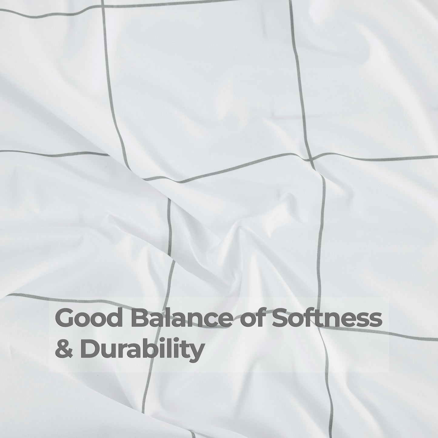 Dreamology Full Size Sheets,4 Pieces Microfiber Sheet Set, Printed Sheet Set with Solid Cuffed Detail,Full Bed Sheets Set, Includes 1 Flat Sheet,1 Deep Pocket Fitted Sheet and 2 Pillowcase (Geo)