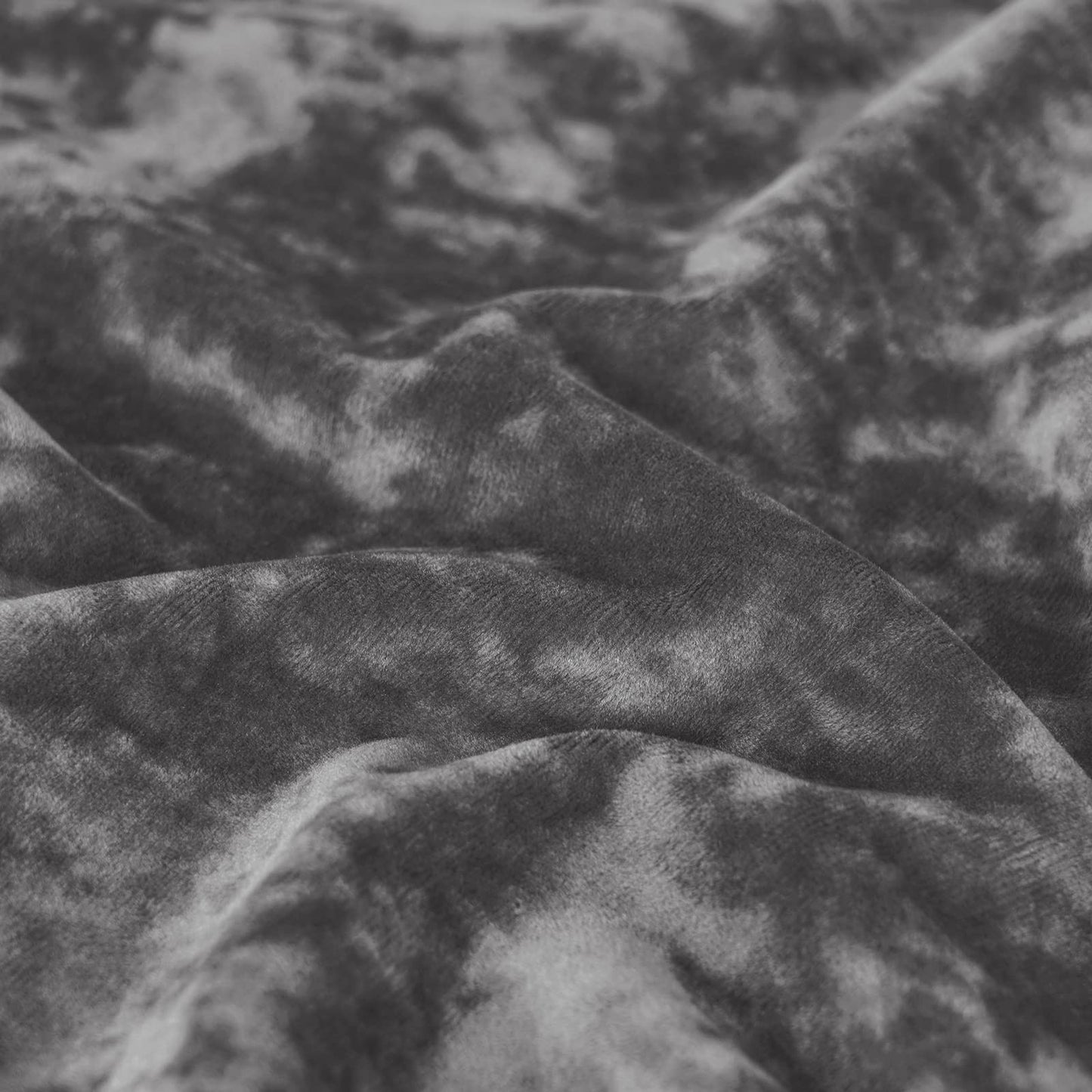 PHF Truly Velvet Fitted Sheet Only Queen Size, Luxury Super Soft Cozy Fuzzy Fleece Bottom Sheet with Deep Pocket Up to 16",Suitable for Fall Winter Spring, No Pillowcases, Charcoal/Dark Grey