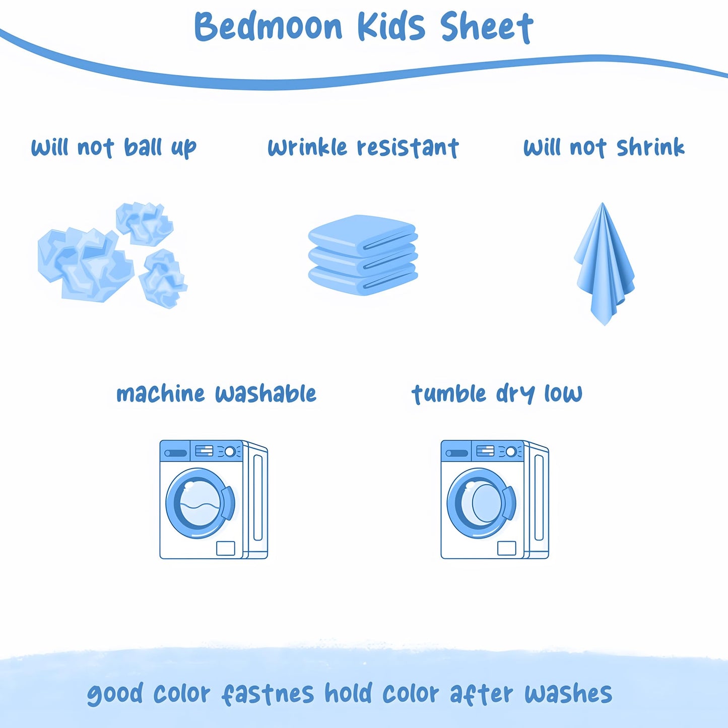 Softan Kids Bed Sheet Set, 3-Piece Twin Sheets Set, Microfiber Fitted Sheet with Corner Straps, Breathable & Silky Soft Blue Heavy Duty Vehicle Pattern Sheet and Pillowcase Sets