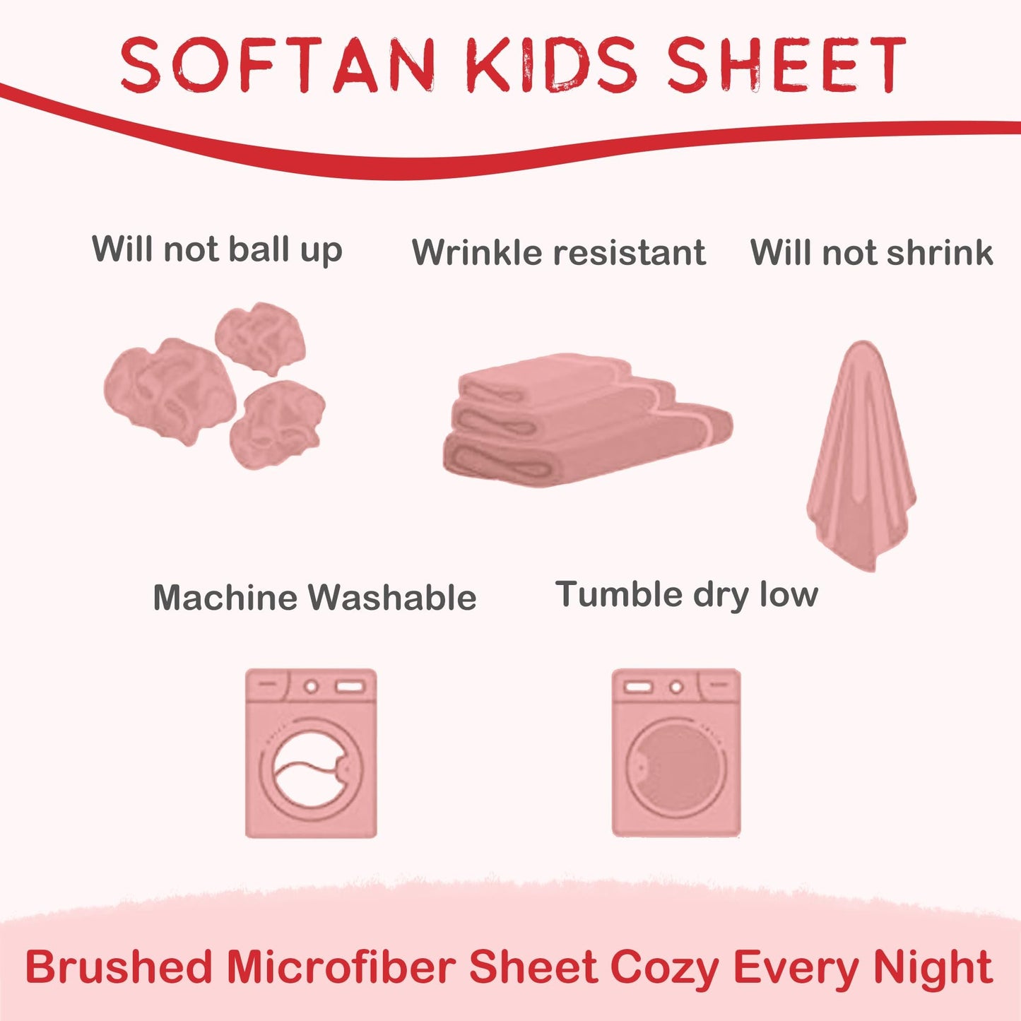 Softan Kids Bed Sheet Set, Boys Full Size Sheets, Microfiber Kids Fitted Sheet and Pillowcase, Breathable and Silky Soft, 4 Piece Fire Engines Printed Full Bed Sheet