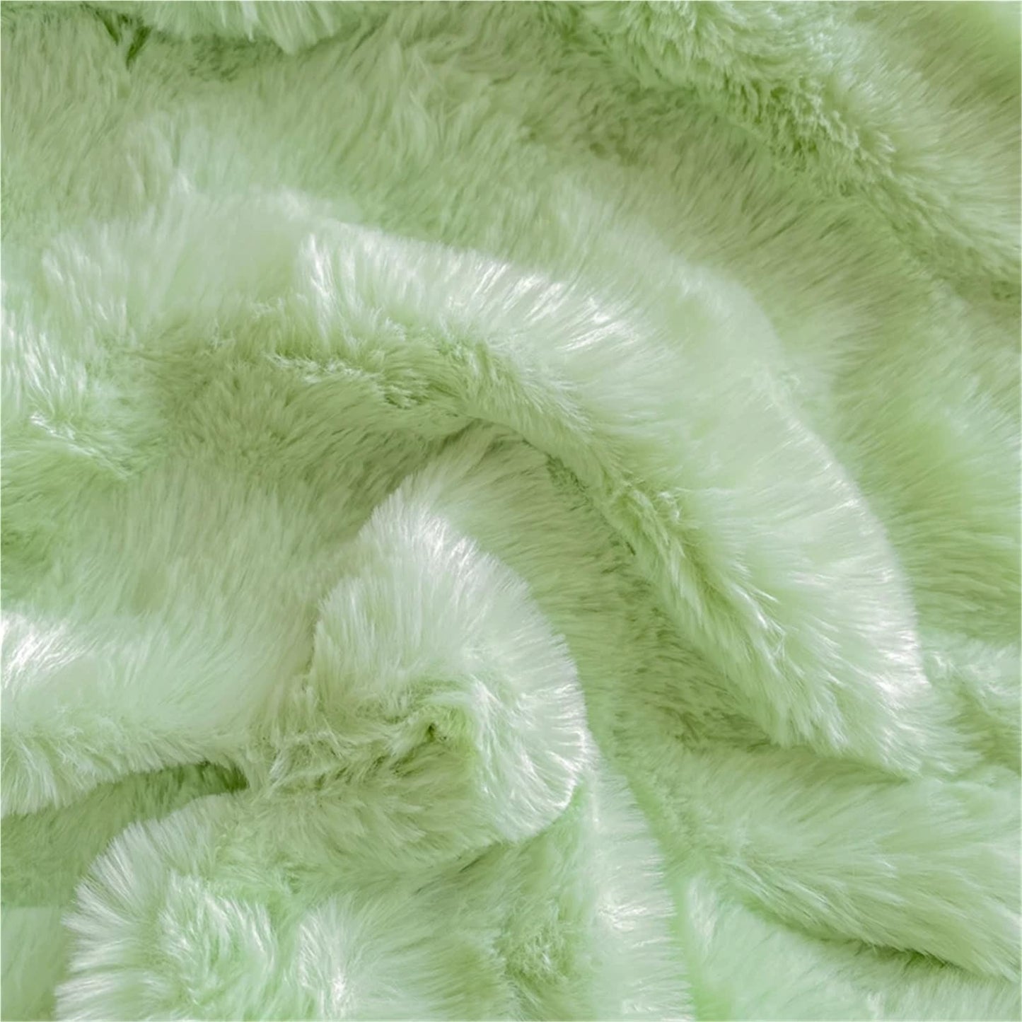 Fluffy Plush Velvet Fitted Sheet, Winter Warm Elastic Bed Sheets, Luxury Soft Fuzzy Bottom Sheet, Bedsheet Bed Sheet Mattress Protector, Various Sizes(Brass,2*Pillow Cover)