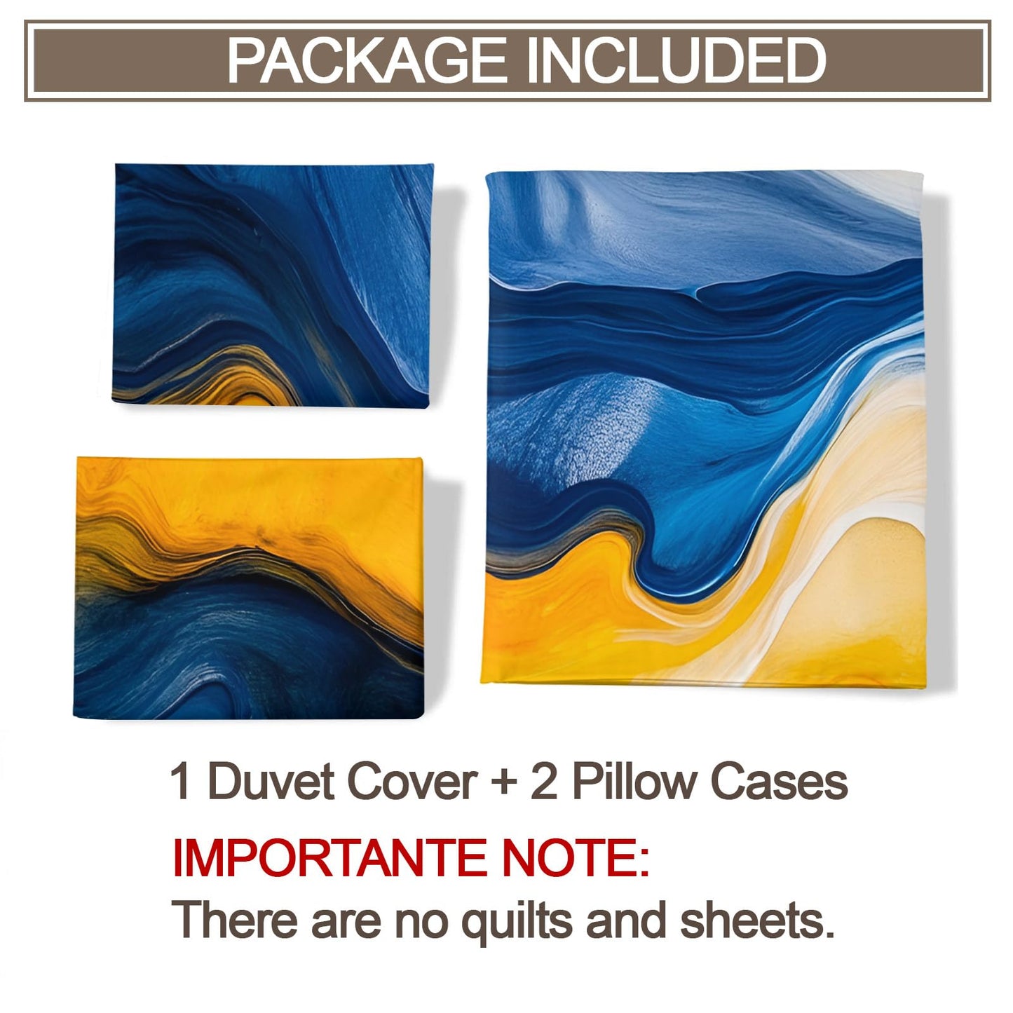 Twin Size Duvet Cover Abstract Fluid Print Duvet Cover Abstract Art Comforter Cover Modern Waves Bedding Kids Room Bedding Decor (Reversible Printing)