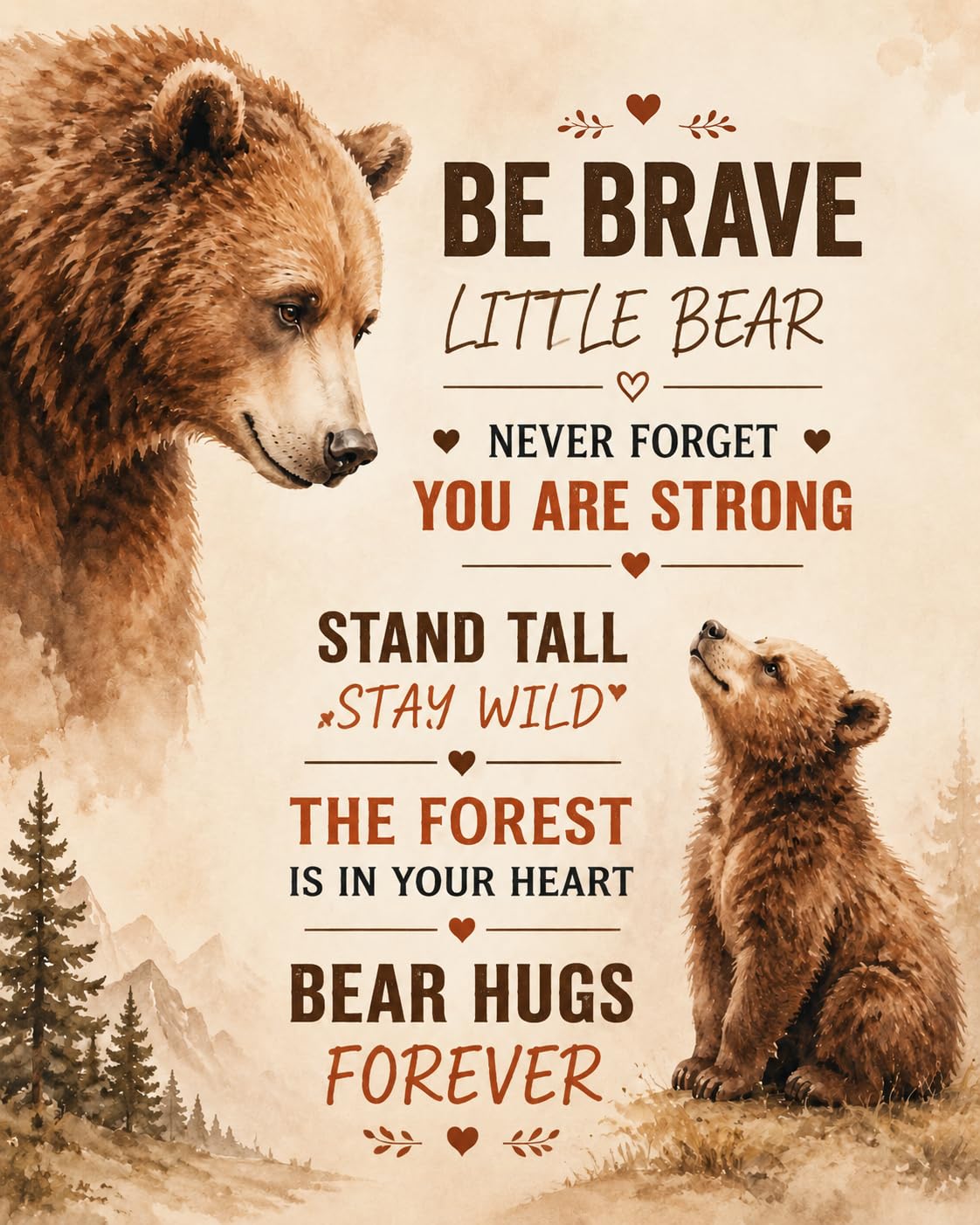 Glocmna Bear2 Blanket 40"x50"