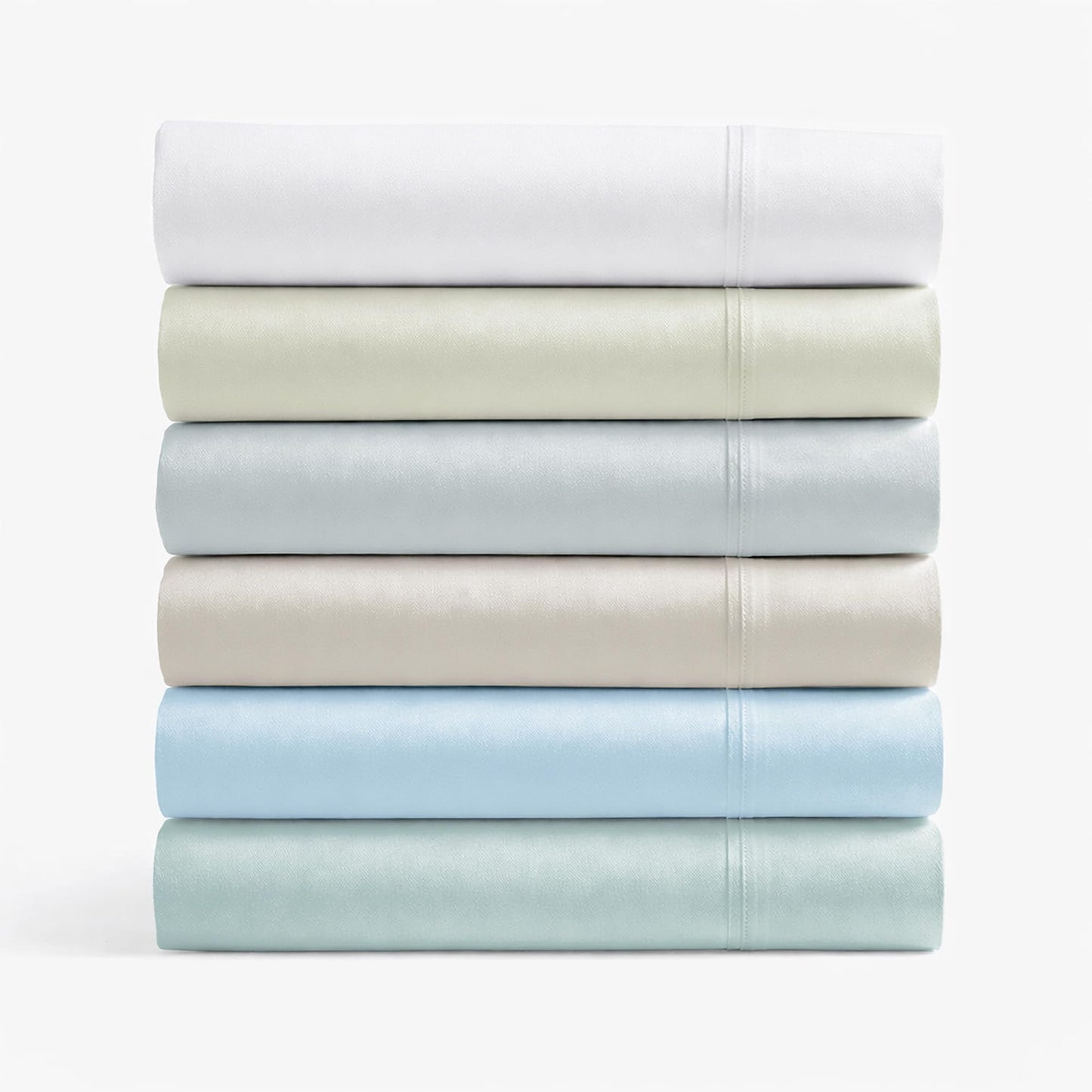 Supreme Elegance 800 Thread Count King Size Sheets Set (4 Piece) - Sky Blue - Smooth Cotton Rich Sateen Bed Sheets - Super Soft, Wrinkle Resistant, Durable Hotel Bedding - 16" Deep Pocket Fitted Sheet