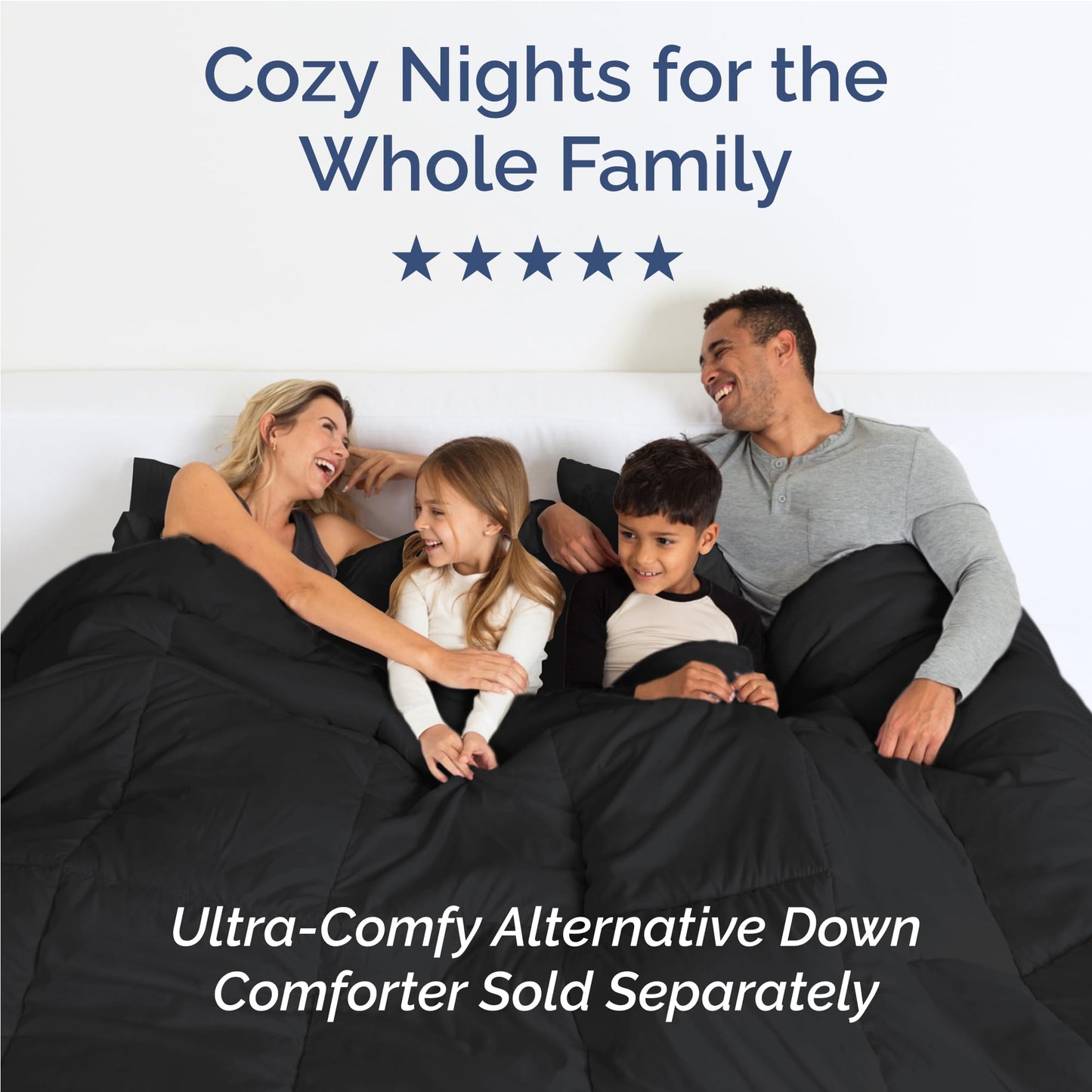 Full Size 4 Piece Sheet Set - Comfy Breathable & Cooling Sheets - Hotel Luxury Bed Sheets for Women & Men - Deep Pockets, Easy-Fit, Extra Soft and Wrinkle Free Sheets - Black Oeko-Tex Bed Sheet Set