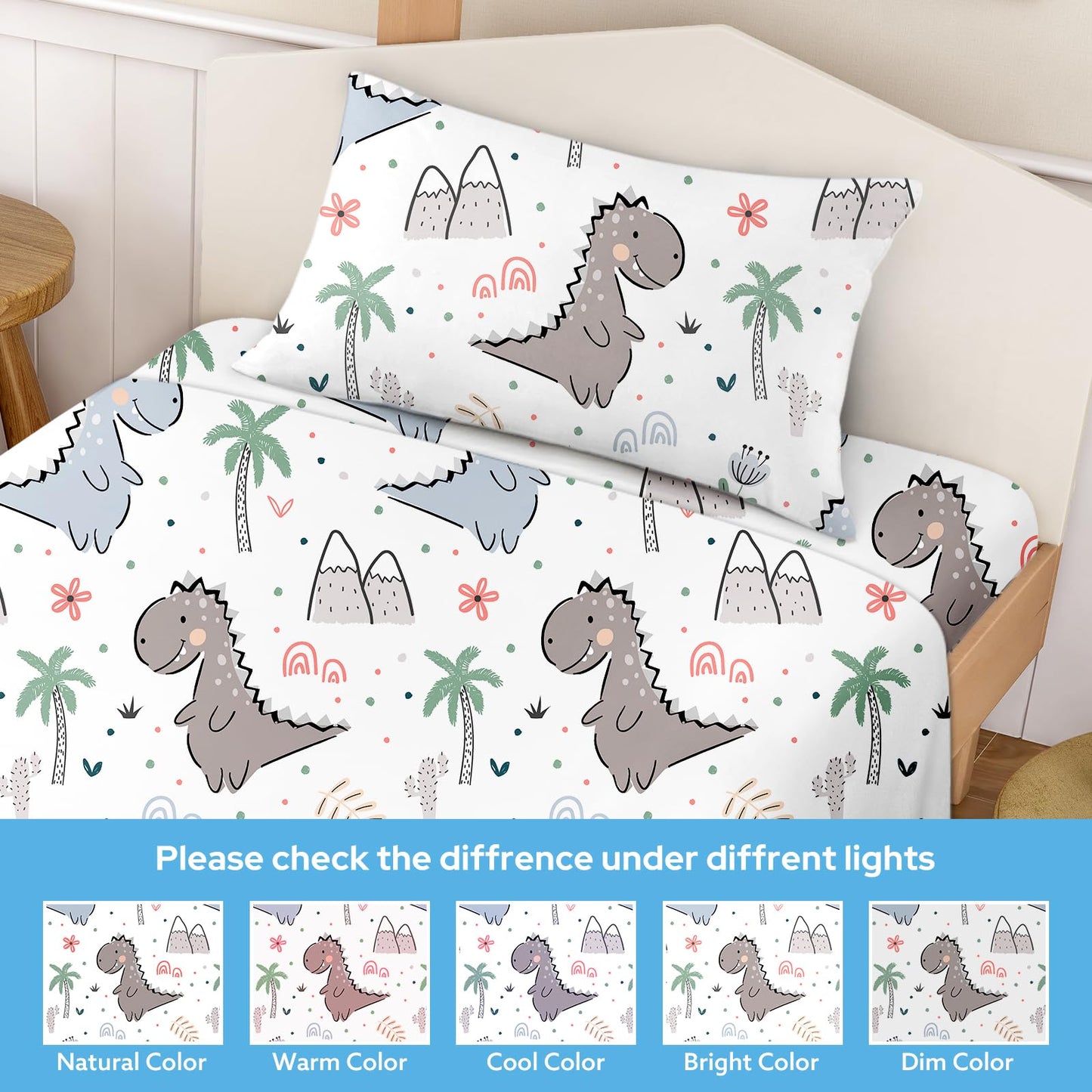 BYSURE Twin Sheets Set Kids(Christmas Snowman, Navy Blue), 3 Pieces Easy Fit Deep Pocket Sheets Set, Breathable Wrinkle-Free Microfiber Bedding for Children