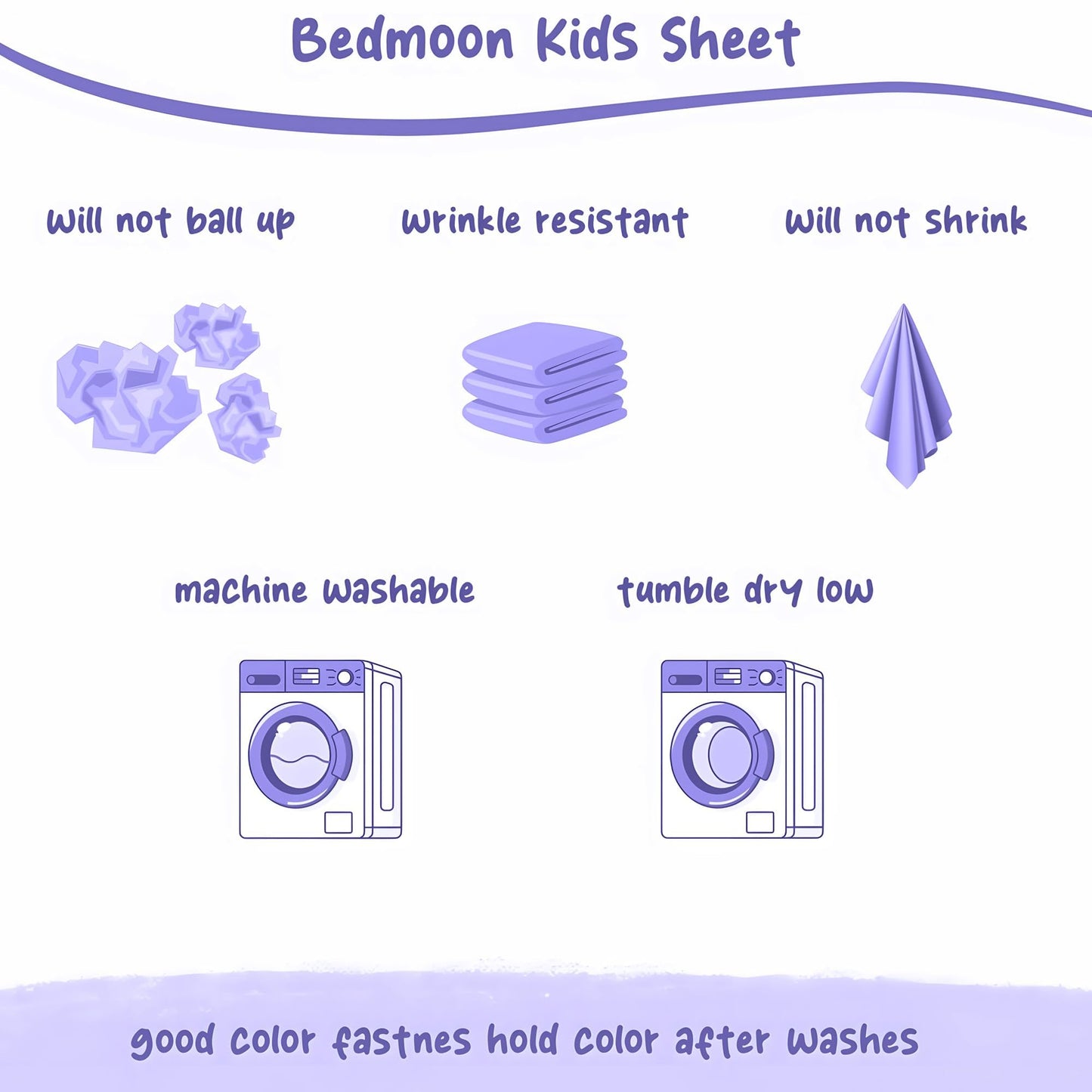Softan Kids Bed Sheet Set, 4-Piece Full Size Sheets, Microfiber Fitted Sheet with 15 Inches Deep Pocket and Corner Straps, Breathable & Silky Soft Cool Girl Printed Sheet and Pillowcase Sets