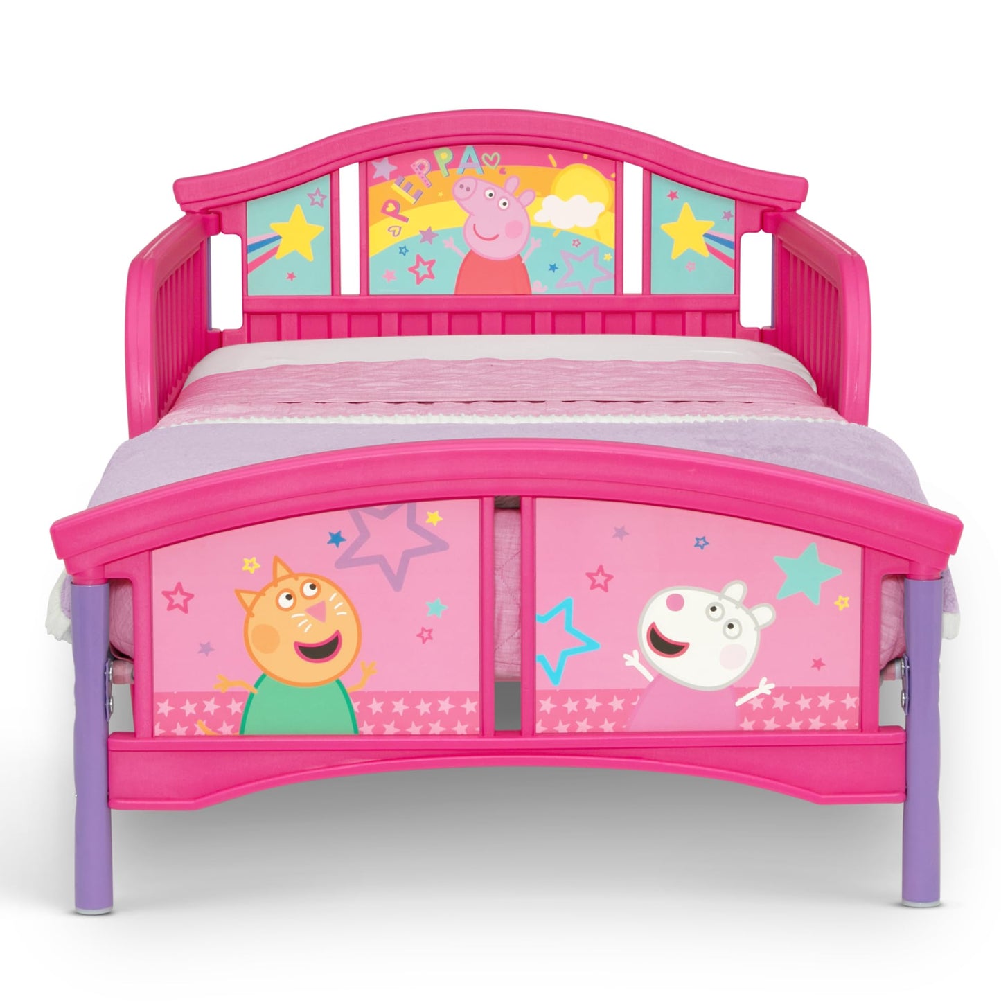 Delta Children Plastic Toddler Bed, Peppa Pig