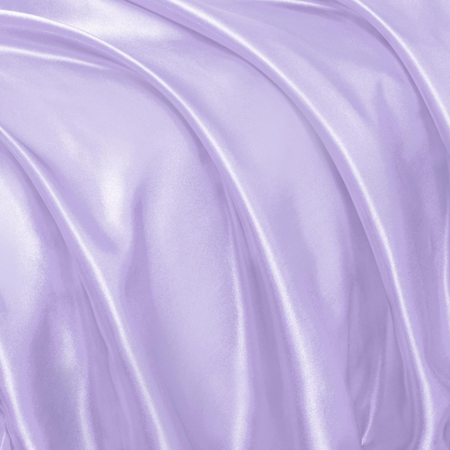 Homiest Ruffled Satin Sheets Full Size 6pc Set - Lavender Purple Bed Sheet Set with 15 Inch Deep Pocket Fitted Sheet, 1 Flat Sheet, 2 Ruffled Pillow Shams & 2 Pillowcases, Similar to Silk Sheets