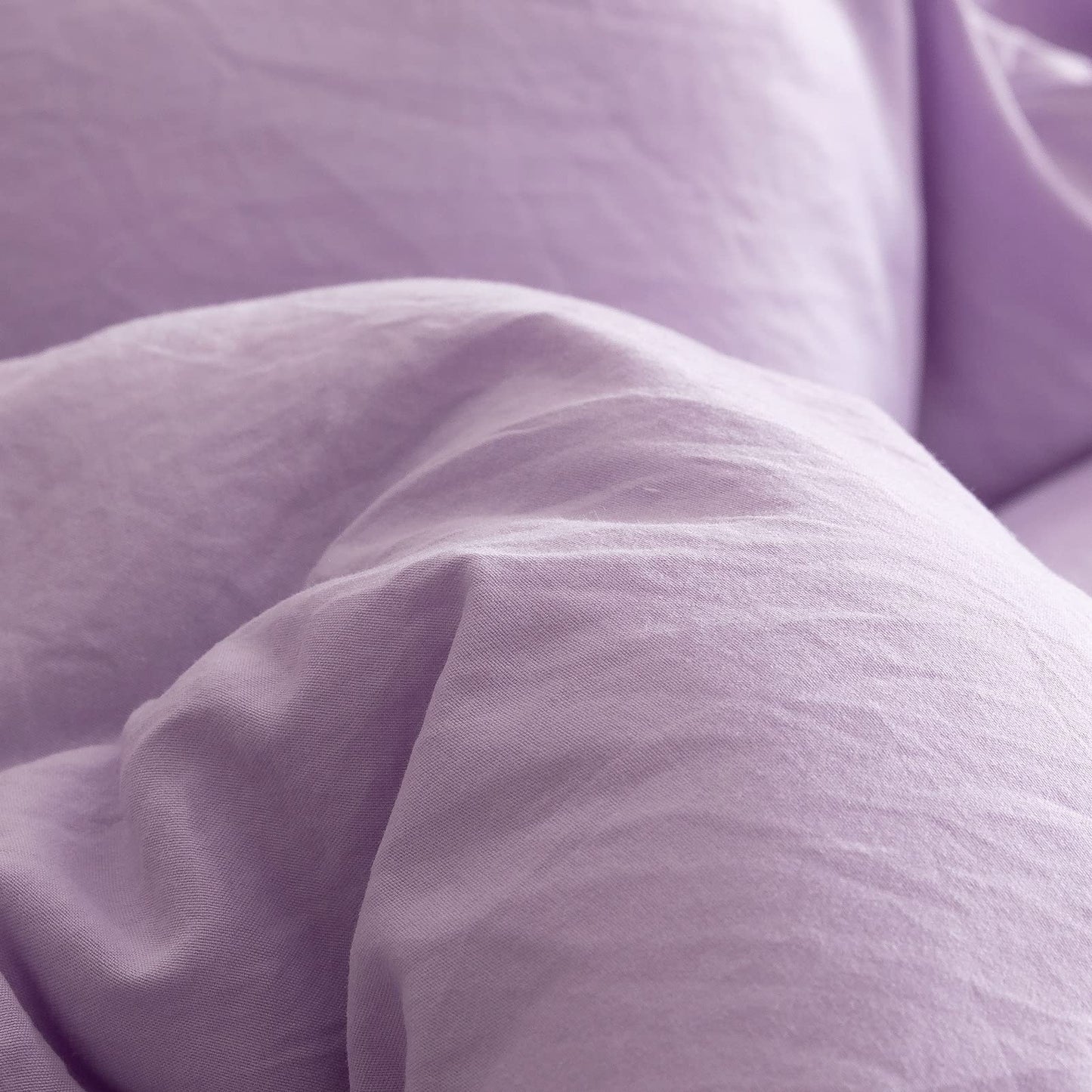 ROSGONIA Lavender Comforter Set Queen, 3pcs(1 Boho Purple Comforter & 2 Pillowcases) All Season Soft Bedding Lightweight Bedspread Blanket Quilt
