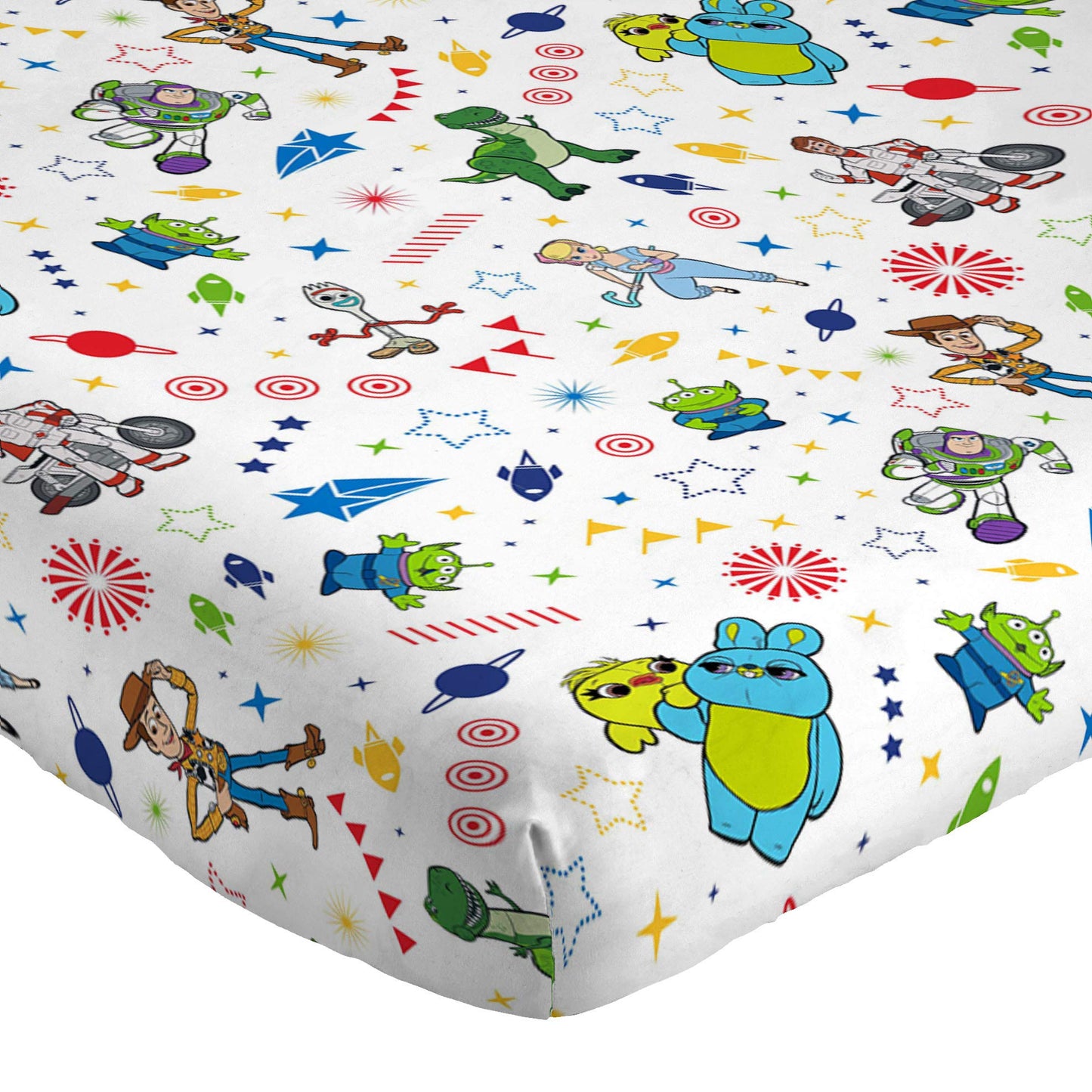 Jay Franco Disney Toy Story Kids Twin Sheet Set 3 Piece - Super Soft Microfiber Bedding, Reversible, Deep Pocket, Fade Resistant, Machine Washable, Woody Buzz Lightyear (Official Disney Product)