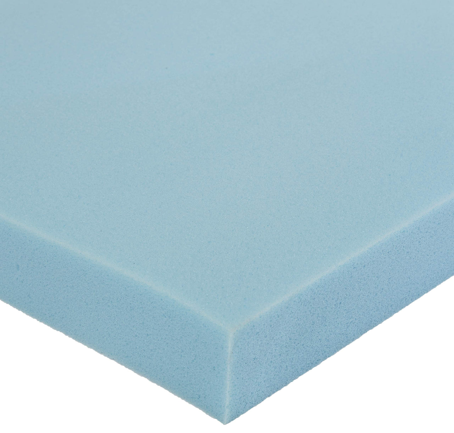 Amazon Basics Queen Cooling Gel-Infused Memory Foam Mattress Topper for Better Sleep, CertiPUR-US Certified, 2 inches, Blue