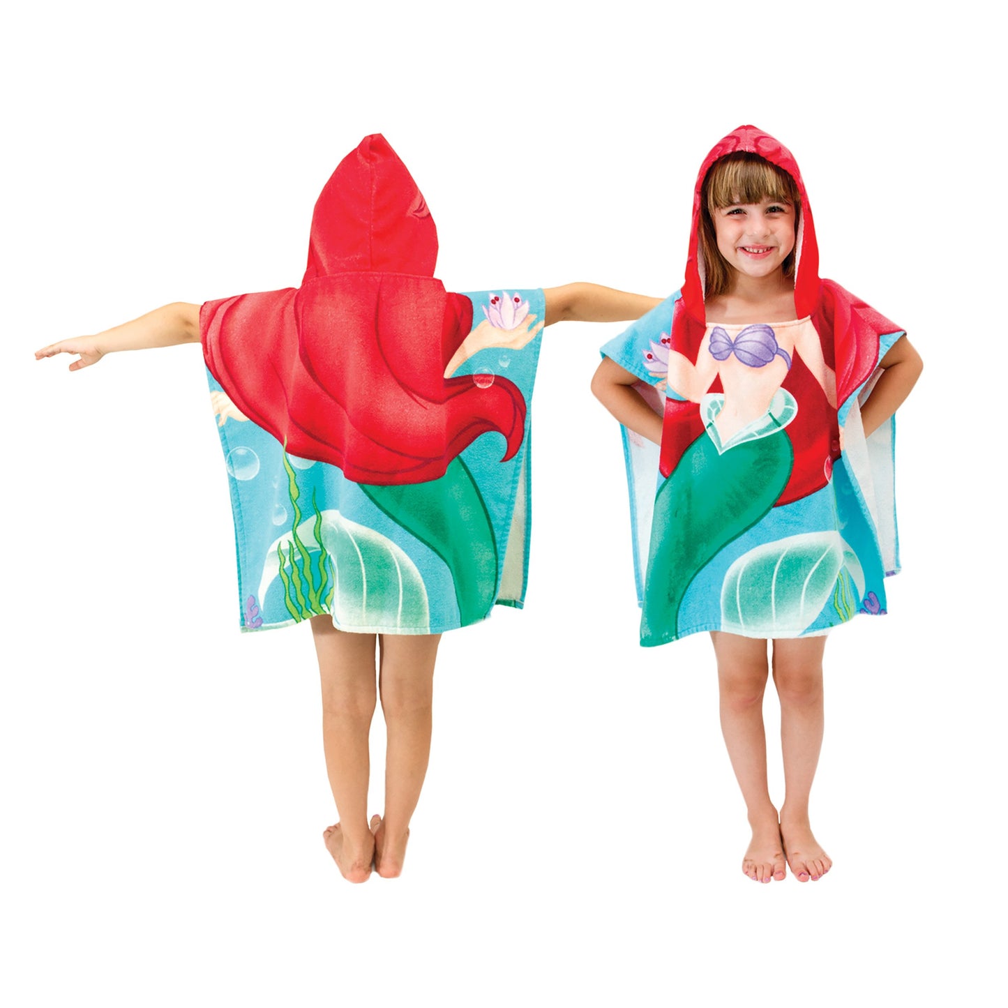 Disney Little Mermaid Ariel Cotton Hooded Towel
