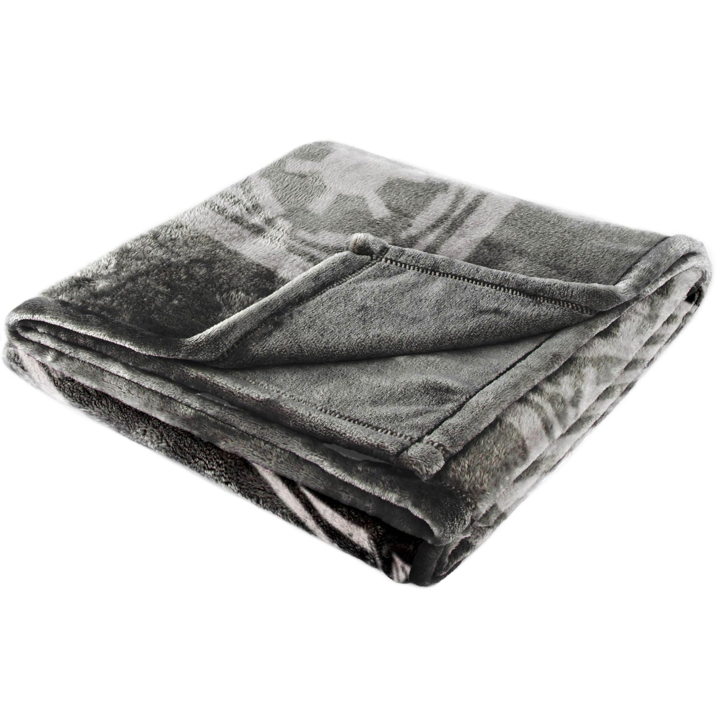 Jay Franco Kids Plush Throw Blanket – Soft & Comfy 50x70 Inches Throw for Couch or Bed – Cozy Home Décor for Living Room & Bedroom, Black - Star Wars
