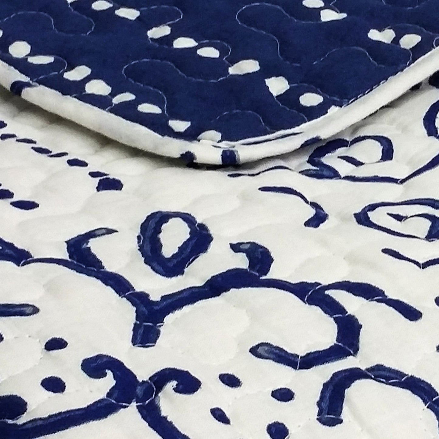 Lush Decor Monique Throw, 50 x 60-inch, Blue