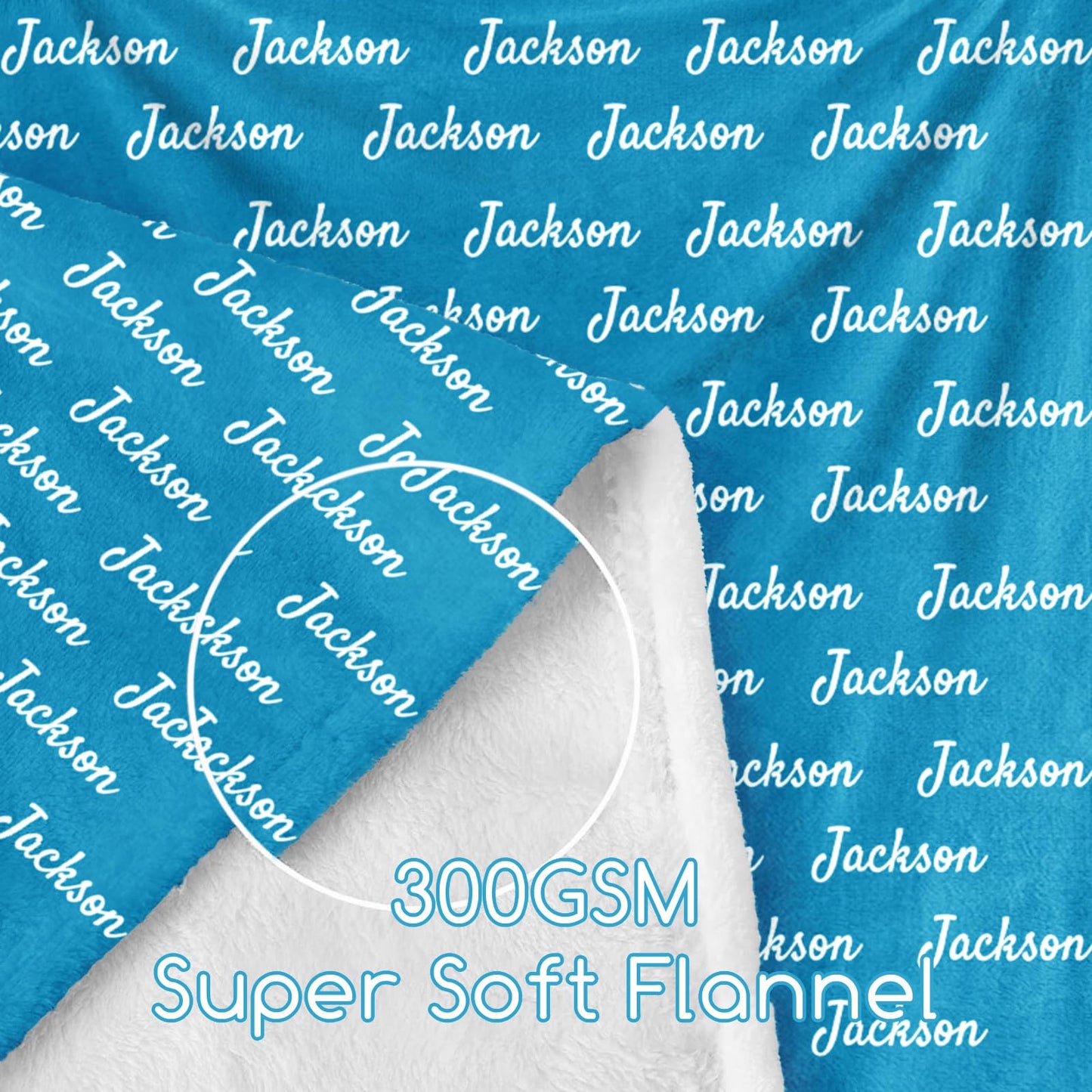 Ships Next Day, Personalized Baby Blankets for Boys Girls- Printed in USA, Custom Name Blanket Super Soft Plush Fleece, Customized Christmas Easter Gifts for Kids, Newborns, Toddlers