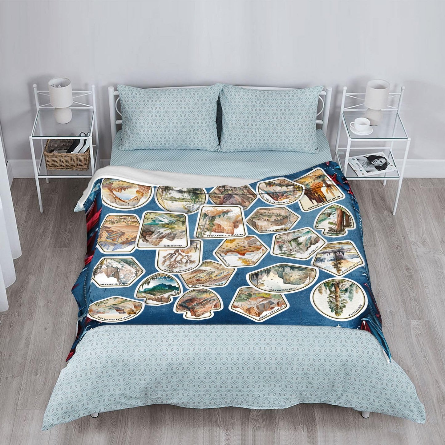 America National Park Throw Blanket for Women