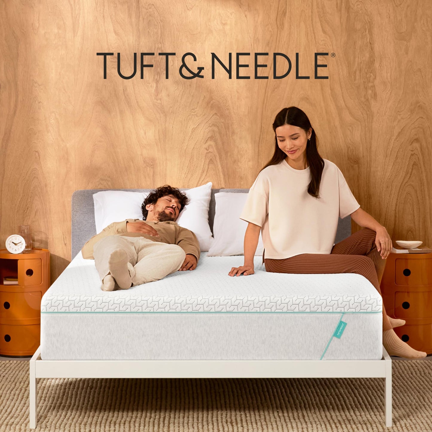 Tuft & Needle Original Hybrid Medium Queen Mattress in A Box, Adaptive Foam, Individually-Wrapped Coils, Cooling Pressure Relief, 100 Night Trial, Fiberglass-Free, CertiPUR-US, 10-Yr Limited Warranty