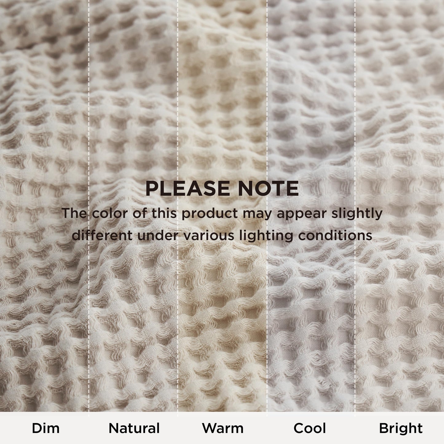 Bedsure 100% Cotton Throw Blanket for Summer, Ultra Soft Waffle Weave Linen Blanket for Couch Sofa Chair Bed, Thin Lightweight Breathable Bedding Gifts for Women, Men, Teens, Kids, 50"x70"