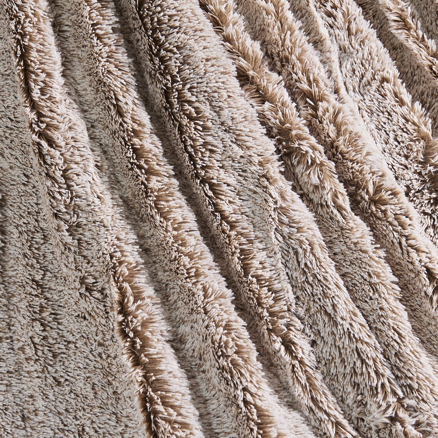Home Soft Things Woolly Mammoth Throw Blanket, 50" x 60", Tannin
