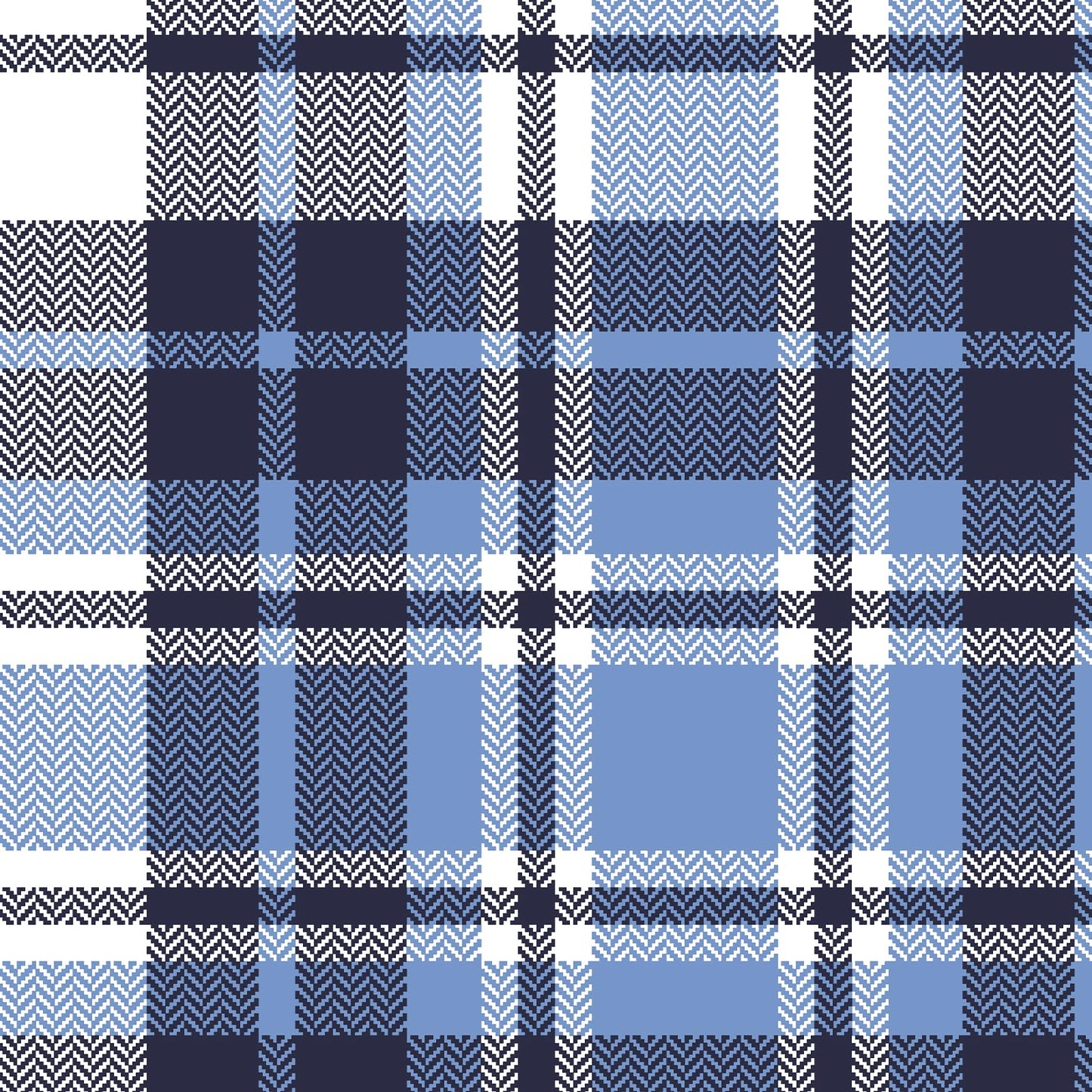 MICORAL Queen Sheet Set Blue Gingham Plaid, 4-Piece Brushed Microfiber Grid Bed Sheets, 16" Deep Pocket, Ultra Soft & Cooling Sheet, Oeko-TEX Certified, Blue