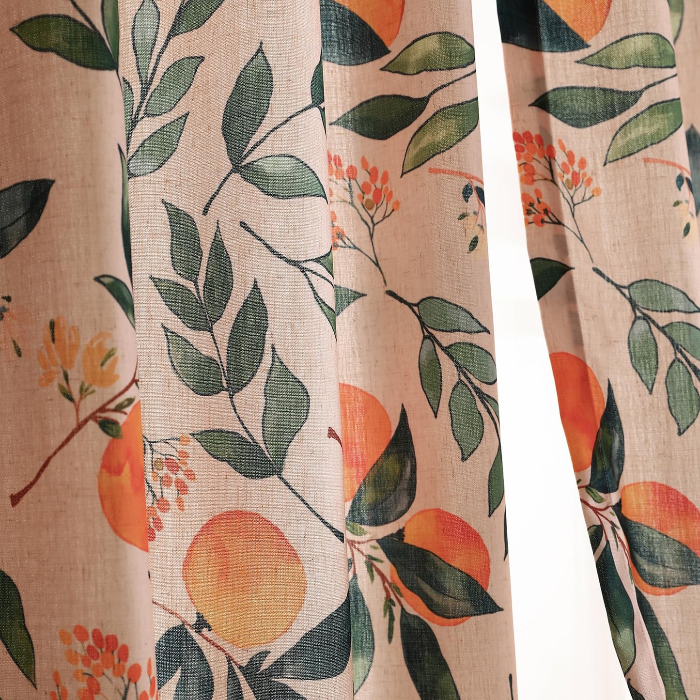 patdrea Designer French Linen Curtains Set of 2 Panels,53"x94"-Palladin