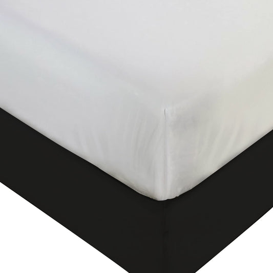 BLISSFORD Queen Plastic Mattress Protector - Heavy Duty, Fitted Vinyl - Plastic Mattress Cover, Rubber Sheets for Bedwetting Adult or Child, 100% Waterproof Fitted Sheet Queen