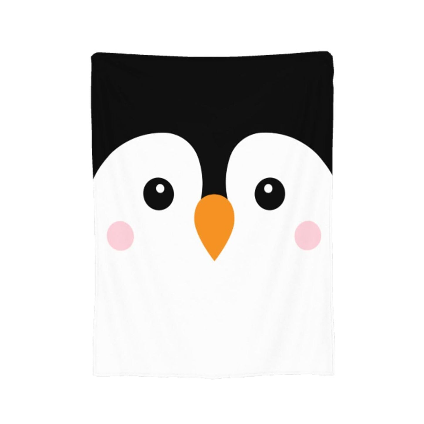 Cute Fun Penguin Blanket Soft Comfy Flannel Throw Blankets Lightweight Warm Bed Throws Plush For Couch Sofa Camping Office Travel Home Bedroom Decor Girls Boys Teens Kids Gifts 50"X40"