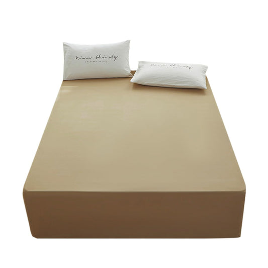 Rushrushlulu Bedding Queen Size Fitted Sheet Only- Bottom Mattress Fitted Sheet-Fits 15inches Deep Mattress Pocket -Soft and Microfibe-Shrinkage and Fade Resistantr-Easy Care-Camel