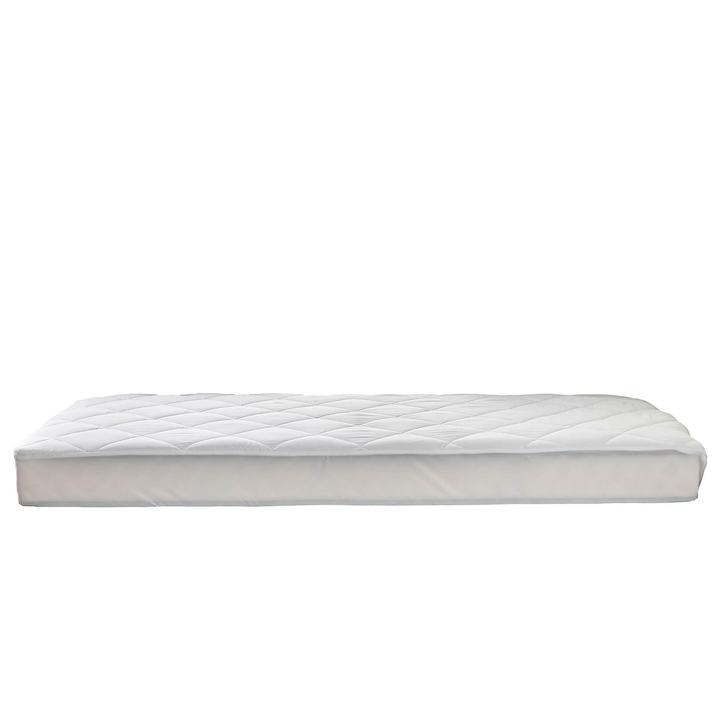 Kingnex RV Bunk Mattress Topper with Reversible Surface for Narrow Twin Bed Fluffy Matress Cover Quilted Fitted Mattress Pad