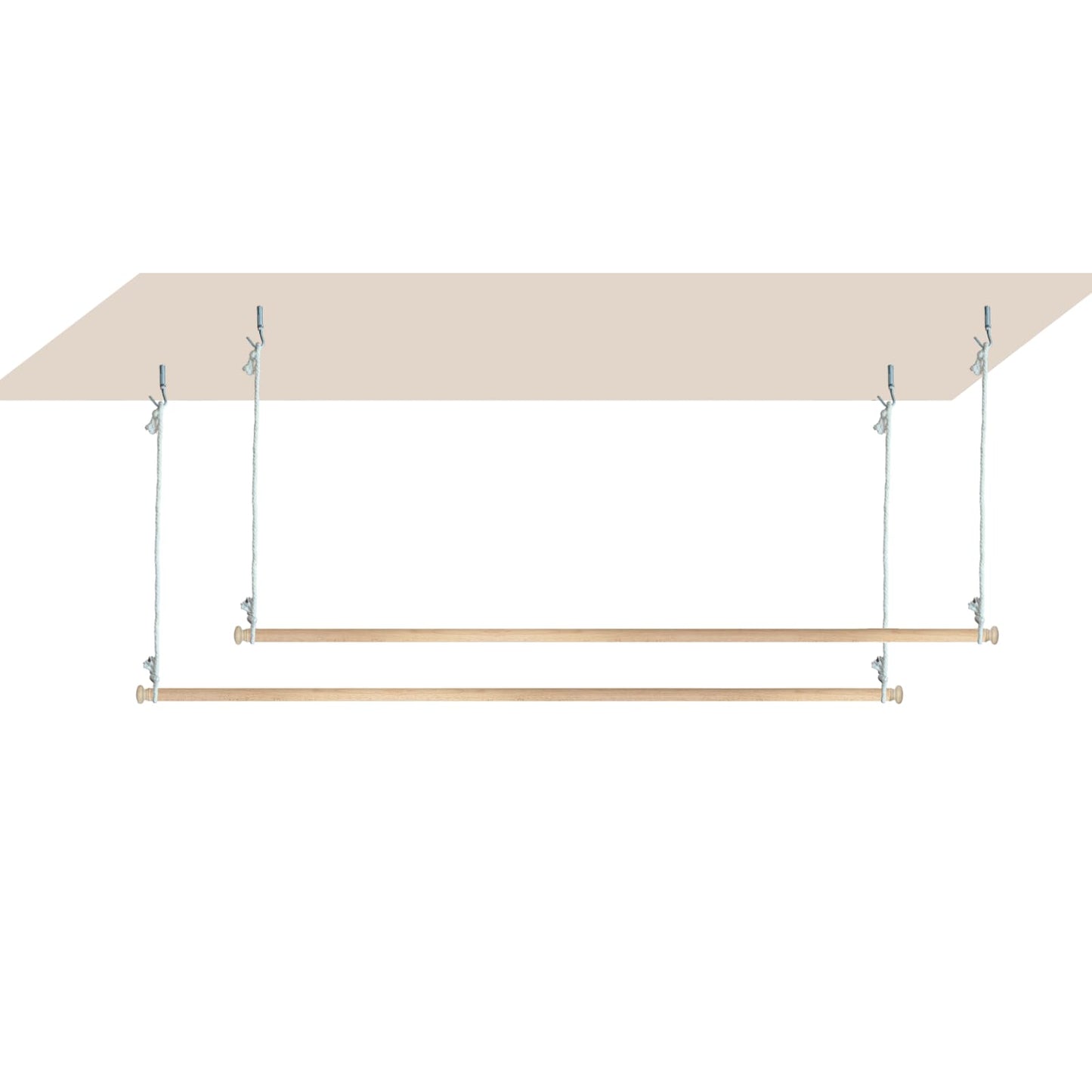 Beyeutao Bed Canopy Frame Adjustable Solid Wood Bed Poles Hanging Bed Pole Canopy Bed Frame Bed Curtains Frame Suitable for All beds 2Pcs 78 inches.