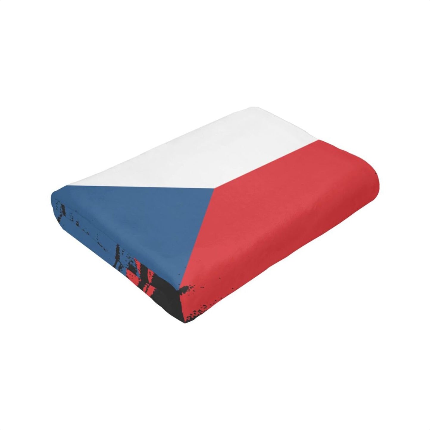 Czech Czechs Flag Blanket Throw Blanket for Couch Sofa Plush Fleece Bed Blankets Lightweight Comfy Flannel Ultra-Soft Warm Blankets for Home Camping Travel Gift 60"X50"