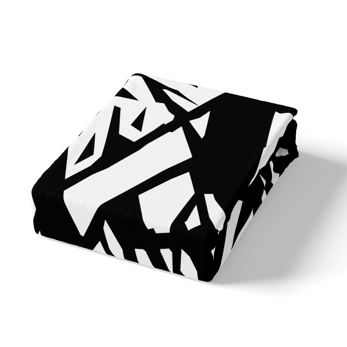 Feelyou Kids White and Black Bedding Set Queen Size Geometric Stripes Comforter Cover Set for Boys Girls Modern Striped Art Duvet Cover Abstarct Art Bedspread Cover (No Comforter)